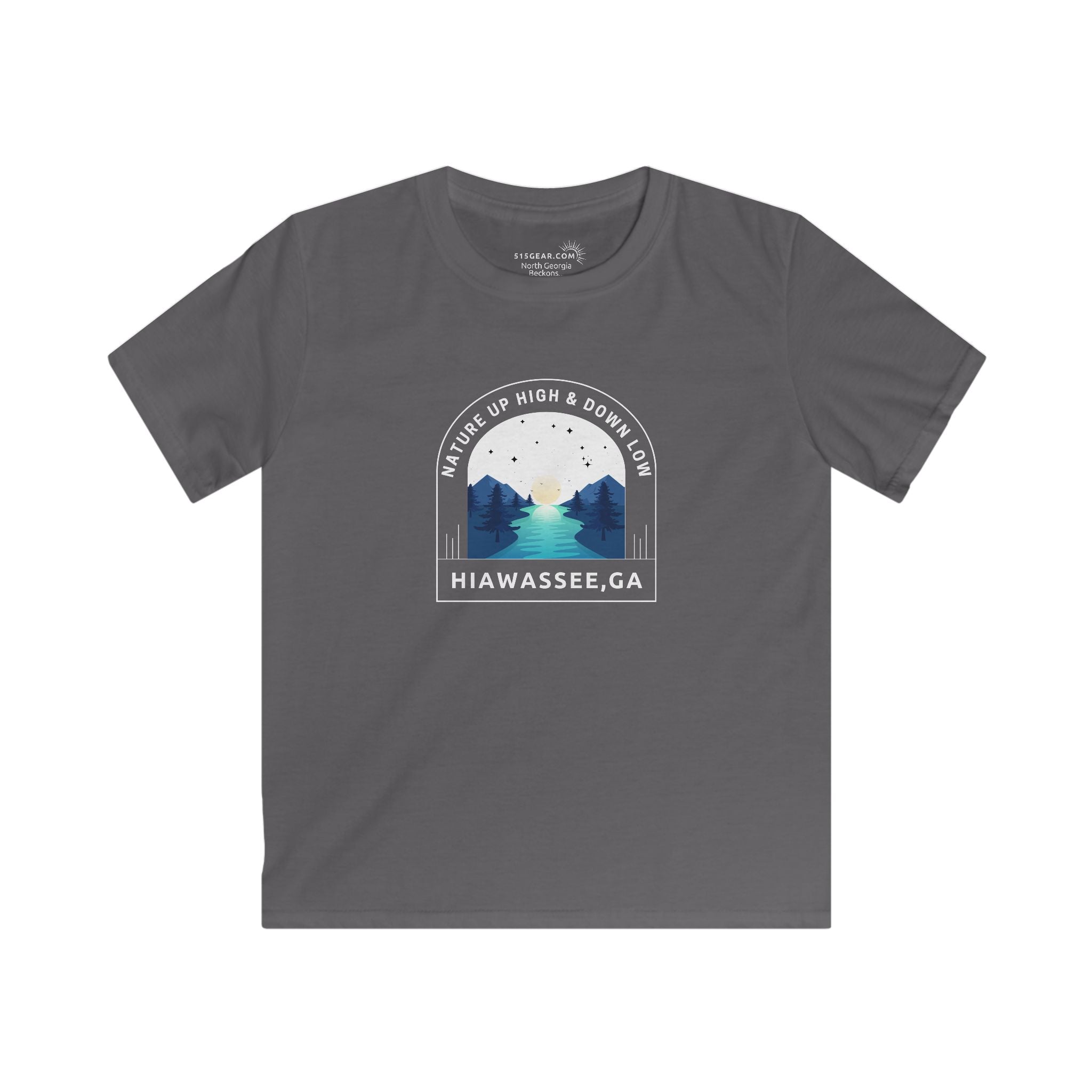 Kid’s T-Shirt, Nature Up High & Down Low by 515Gear.com | Hiawassee, GA | Hike Brasstown Bald!