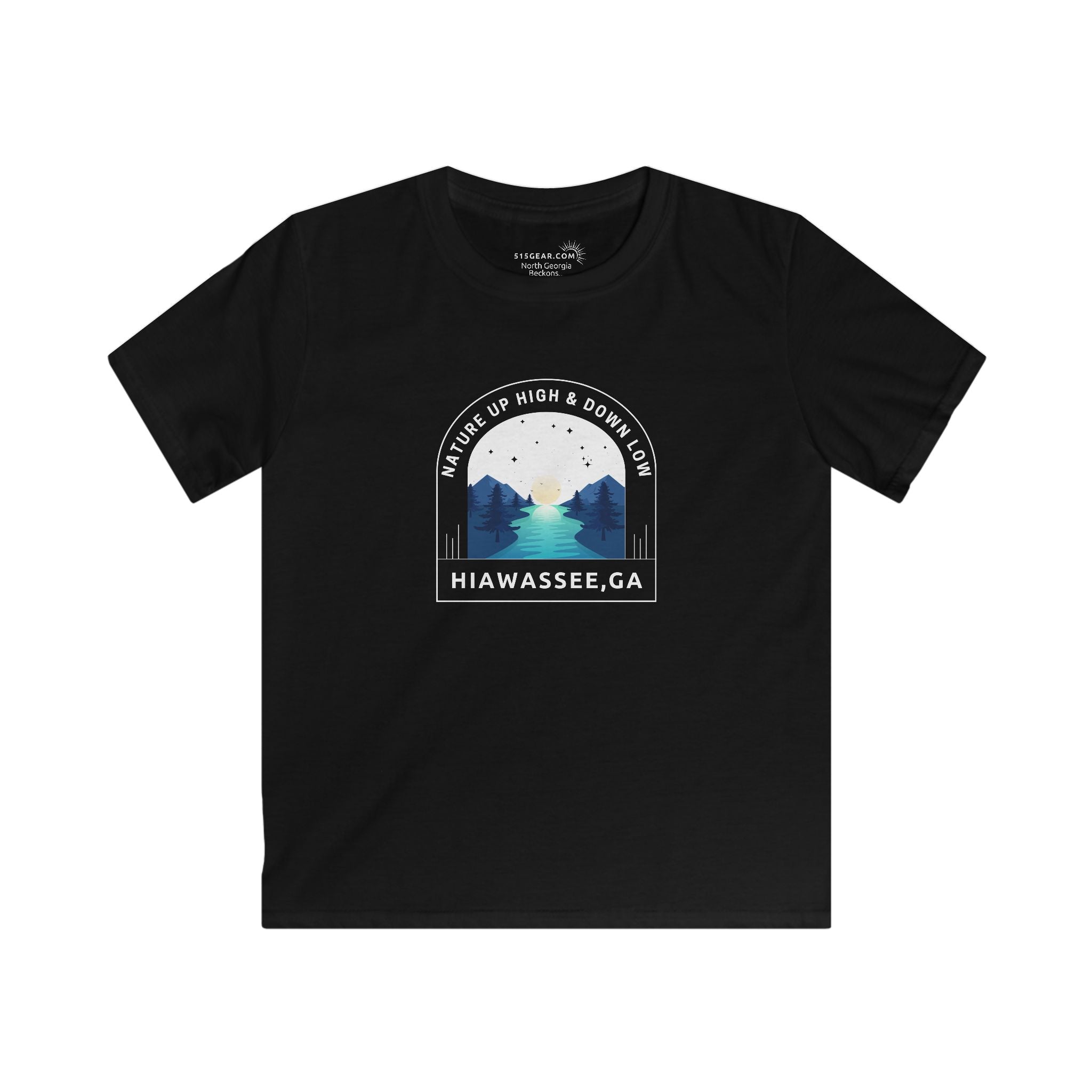 Kid’s T-Shirt, Nature Up High & Down Low by 515Gear.com | Hiawassee, GA | Hike Brasstown Bald!