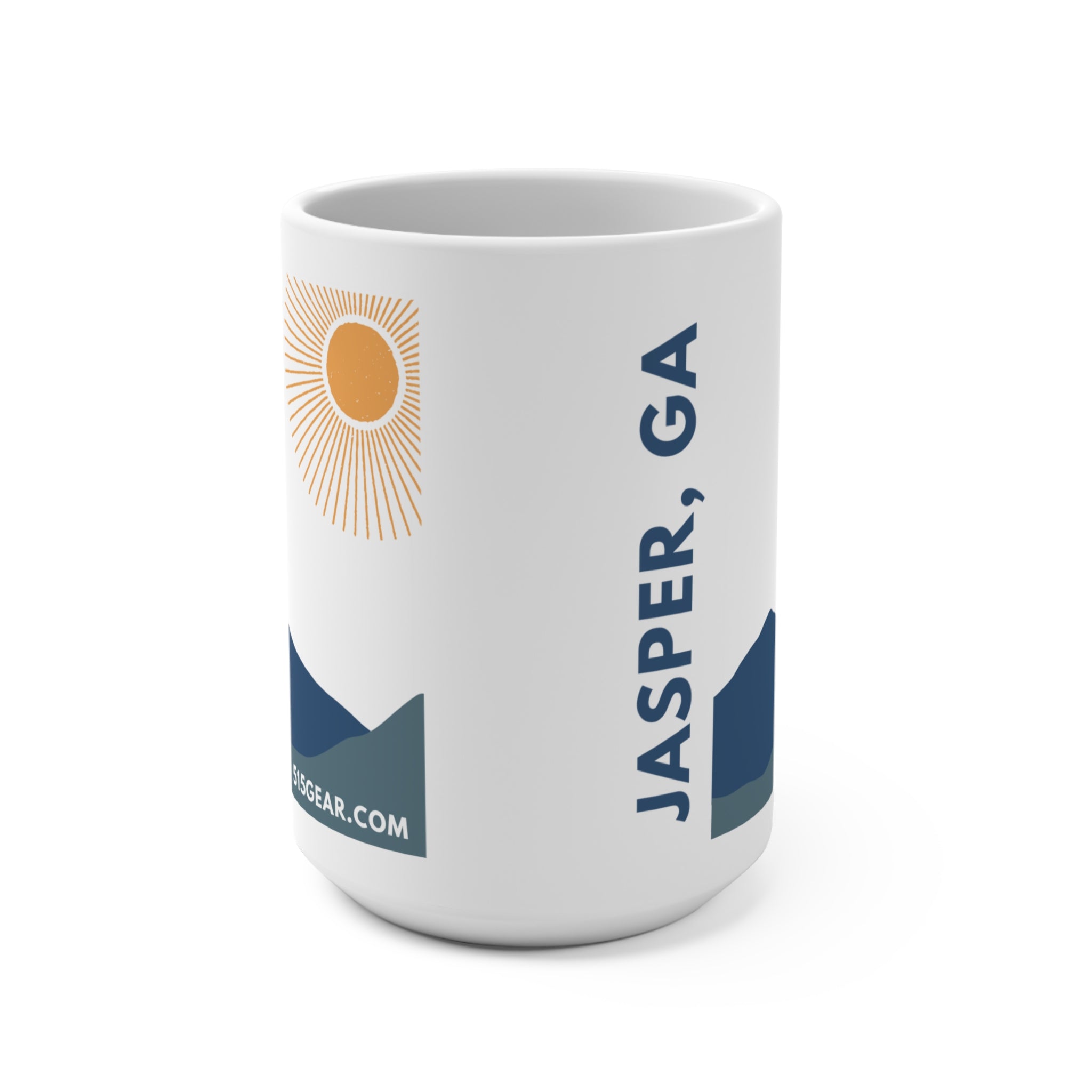 Mountain Sunrise, Jasper Coffee Mug – 15oz