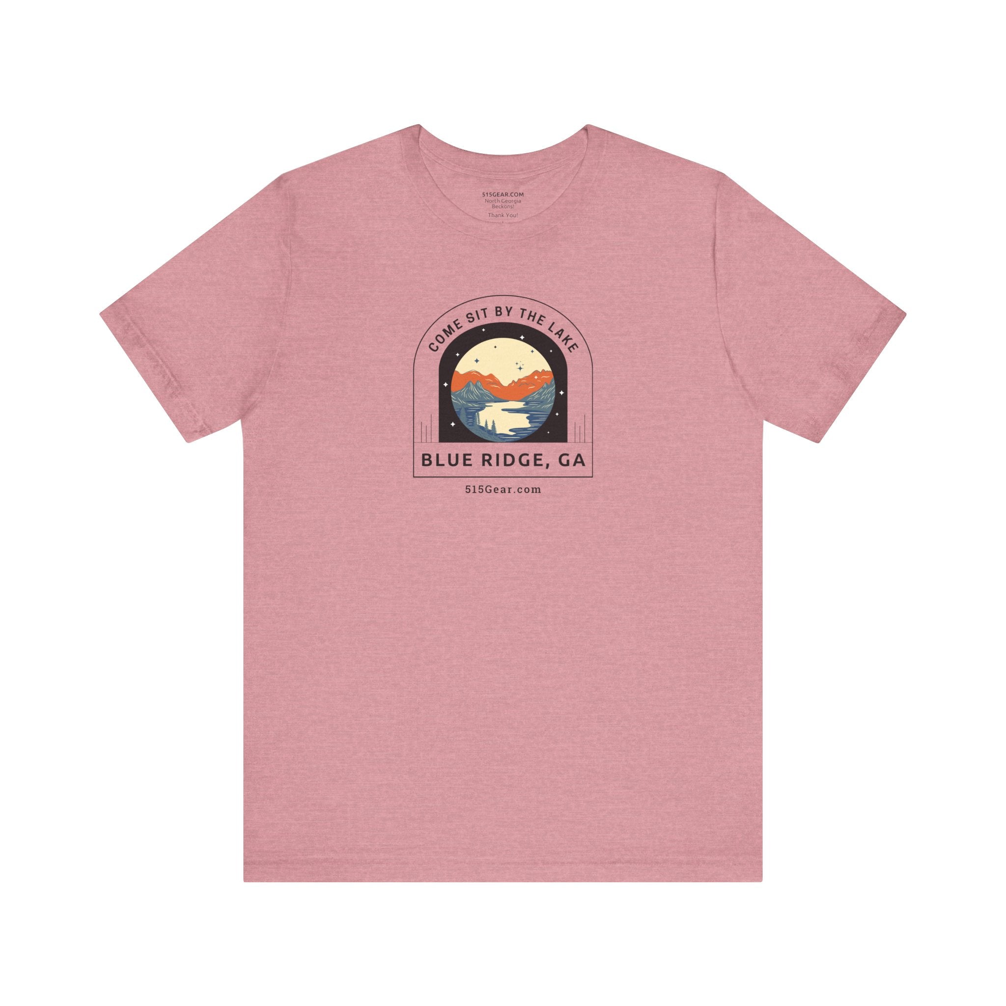 Unisex Adult T-shirt, by 515Gear.com | Blue Ridge, GA | Come Sit by the Lake!