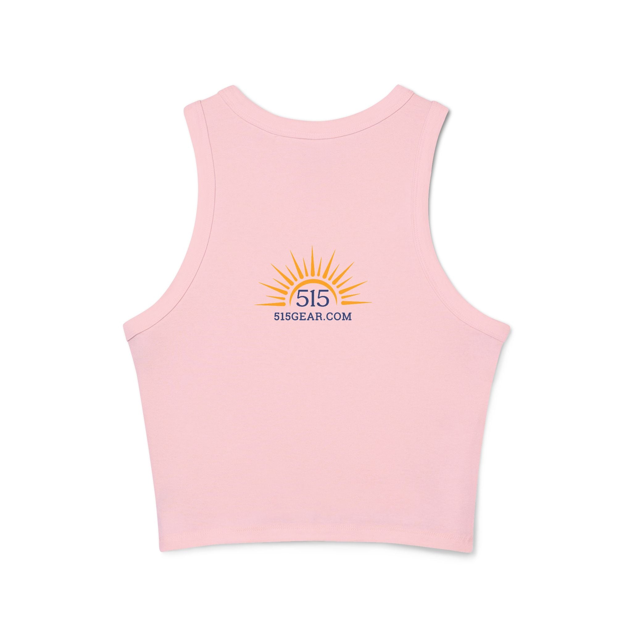 Summer Vibes Racer Tank Top - Sunny 515Gear Graphic for Women