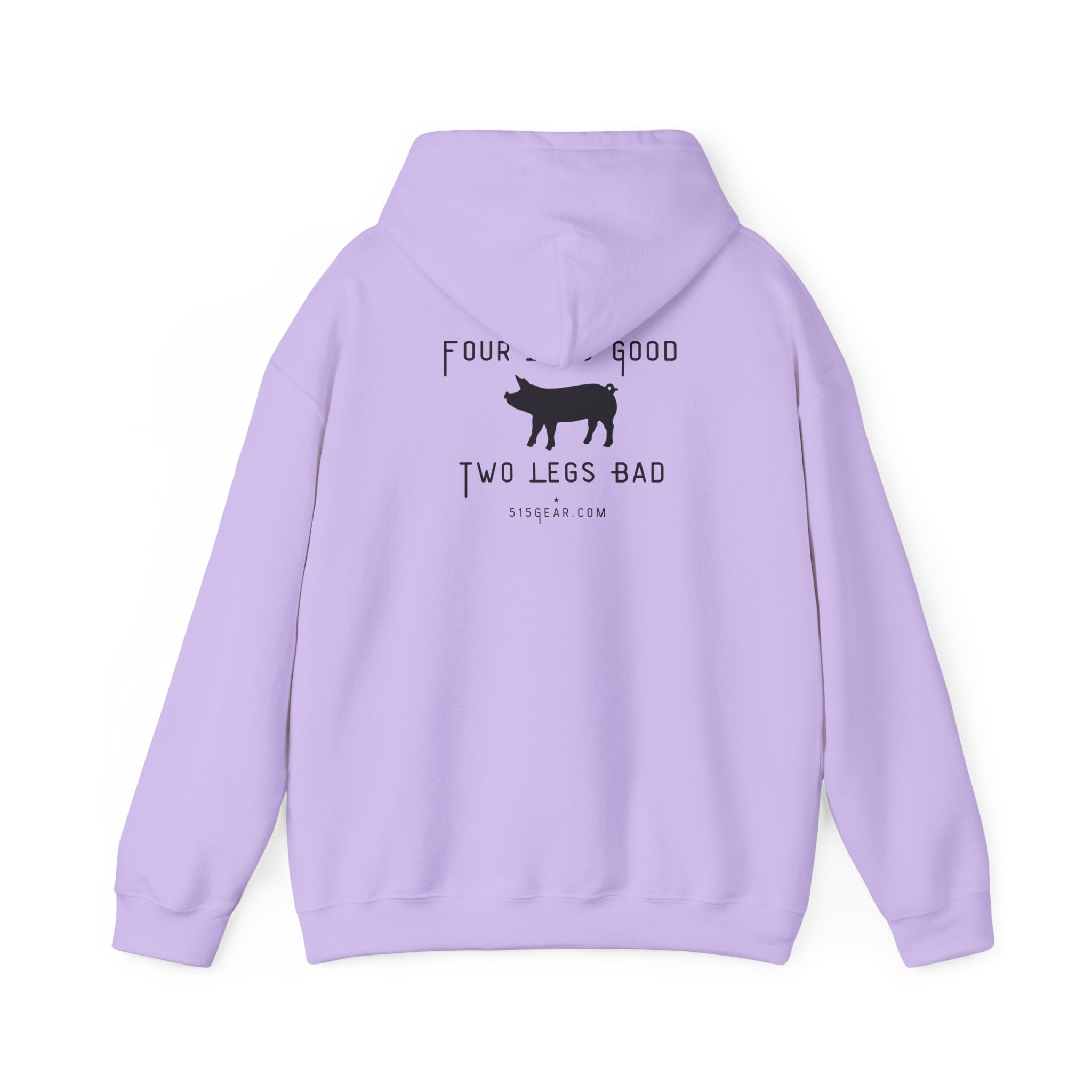 unisex adult hoodie, satirical reference for “Orwellian” lovers | 515Gear.com | anyone love Animal Farm?