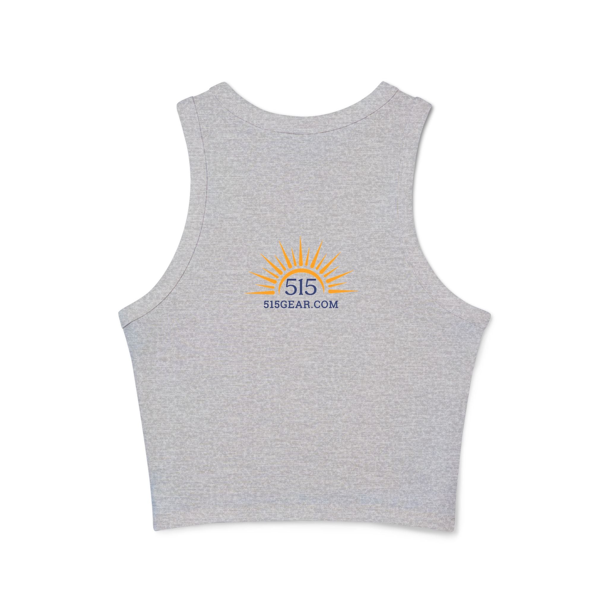 Summer Vibes Racer Tank Top - Sunny 515Gear Graphic for Women