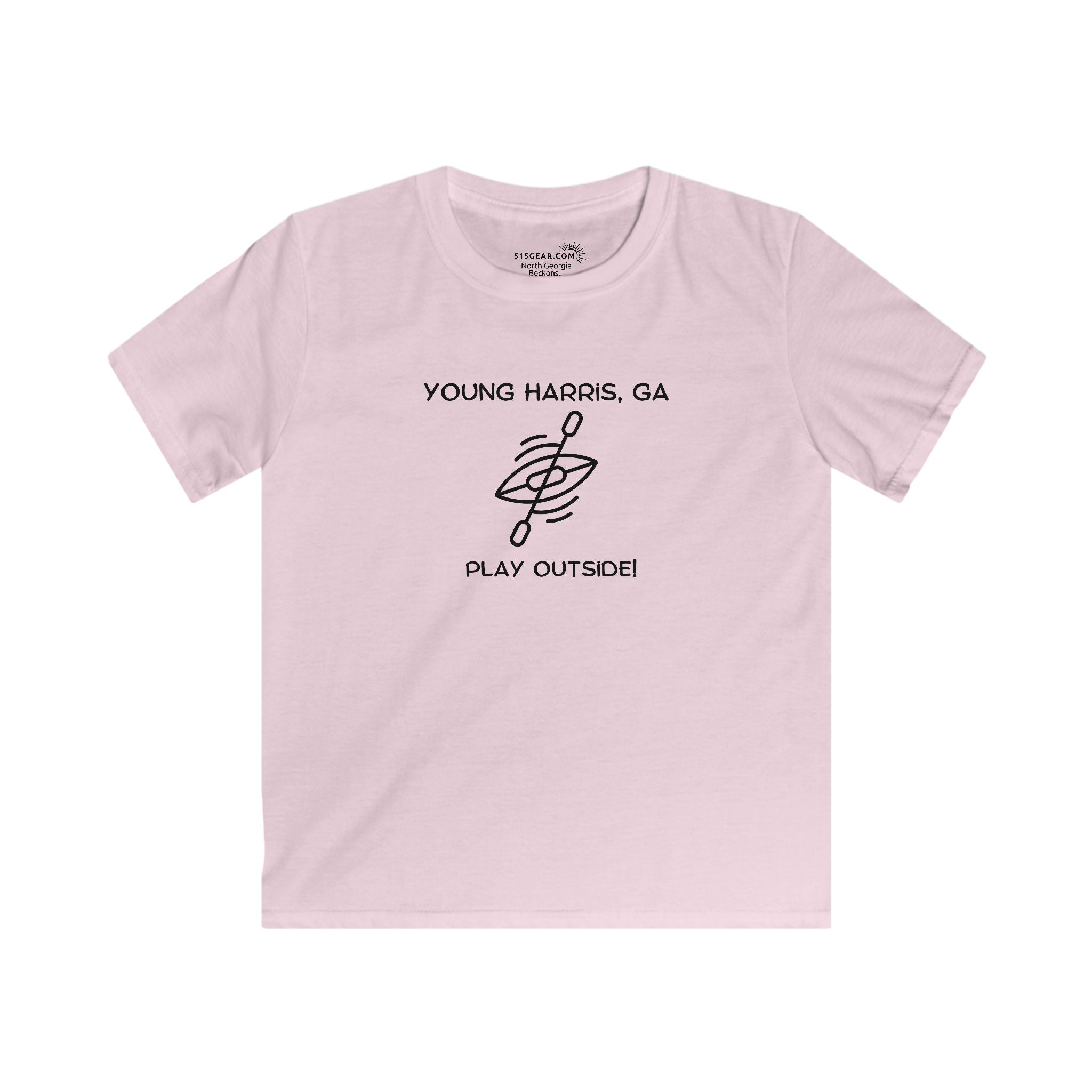 Kid’s T-Shirt, North GA Kayaking by 515Gear.com | Young Harris, GA | Play Outside!