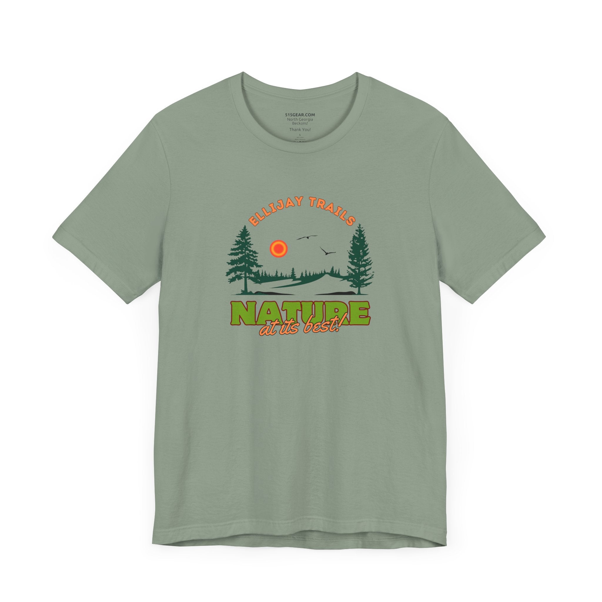 Unisex Adult T-shirt, Trails by 515Gear.com | Ellijay, GA | Nature at its Best!