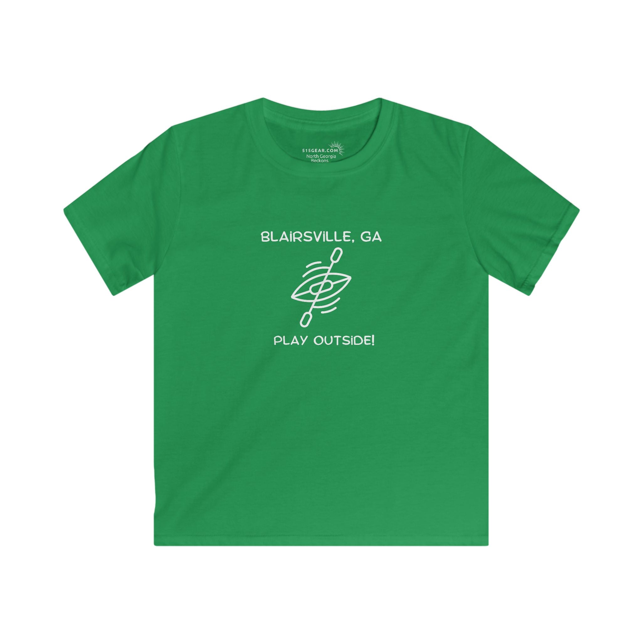 Kid’s T-Shirt, North GA Kayaking by 515Gear.com | Blairsville, GA | Play Outside!