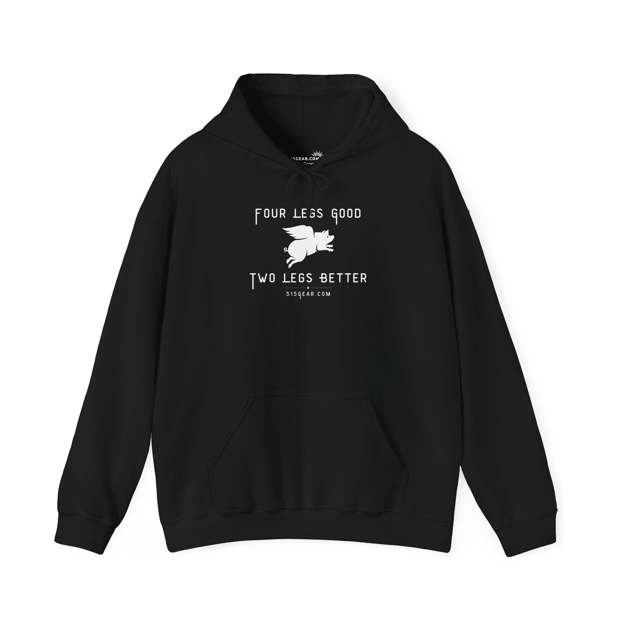 unisex adult hoodie, satirical reference for “Orwellian” lovers | 515Gear.com | anyone love Animal Farm?