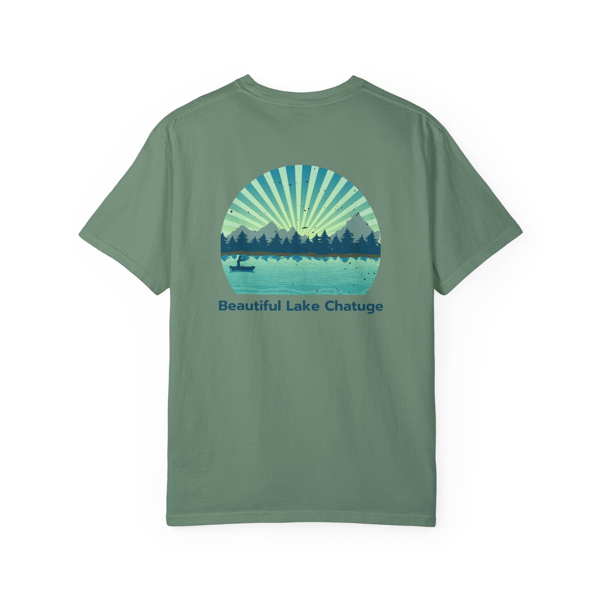 Unisex Adult T-shirt, Lake Chatuge, by 515Gear.com | Hiawassee, GA | Swim, Boat, Fish!
