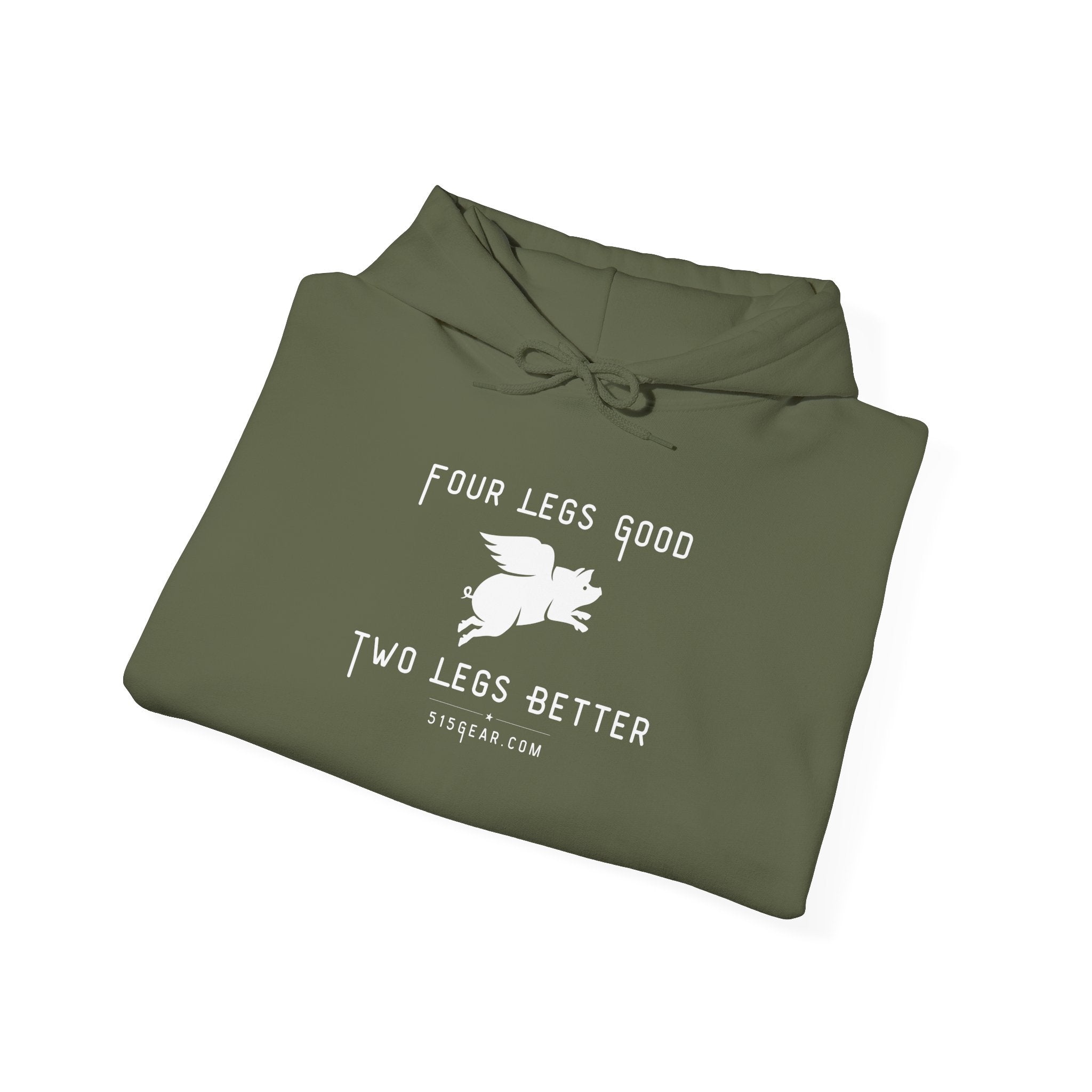 unisex adult hoodie, satirical reference for “Orwellian” lovers | 515Gear.com | anyone love Animal Farm?