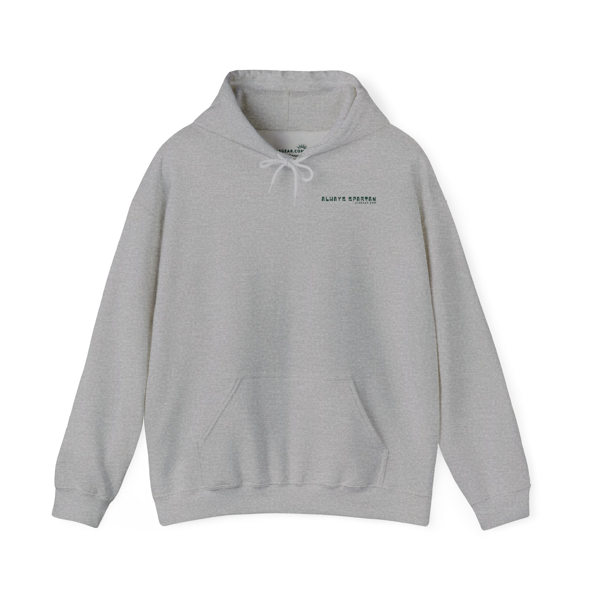 Gray hoodie with Always Spartan text