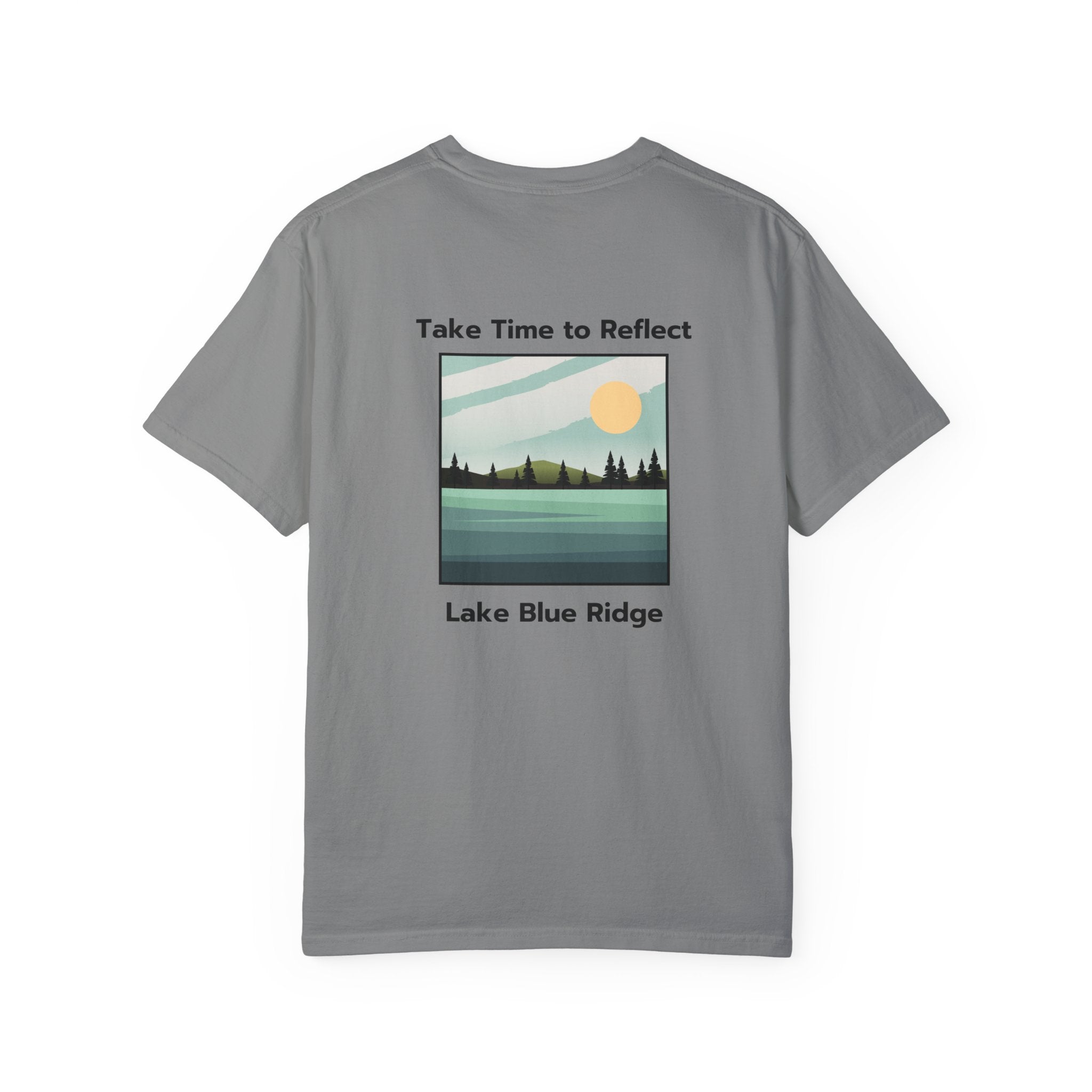 Unisex Adult T-shirt, Lake Blue Ridge, by 515Gear.com | Blue Ridge, GA | Time to Reflect!