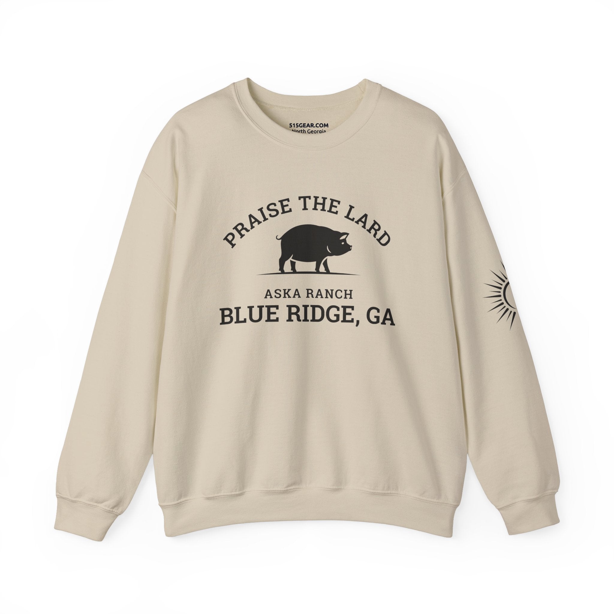 Sweatshirt, Praise the Lard Design, 515Gear.com | Blue Ridge, GA | Aska Ranch