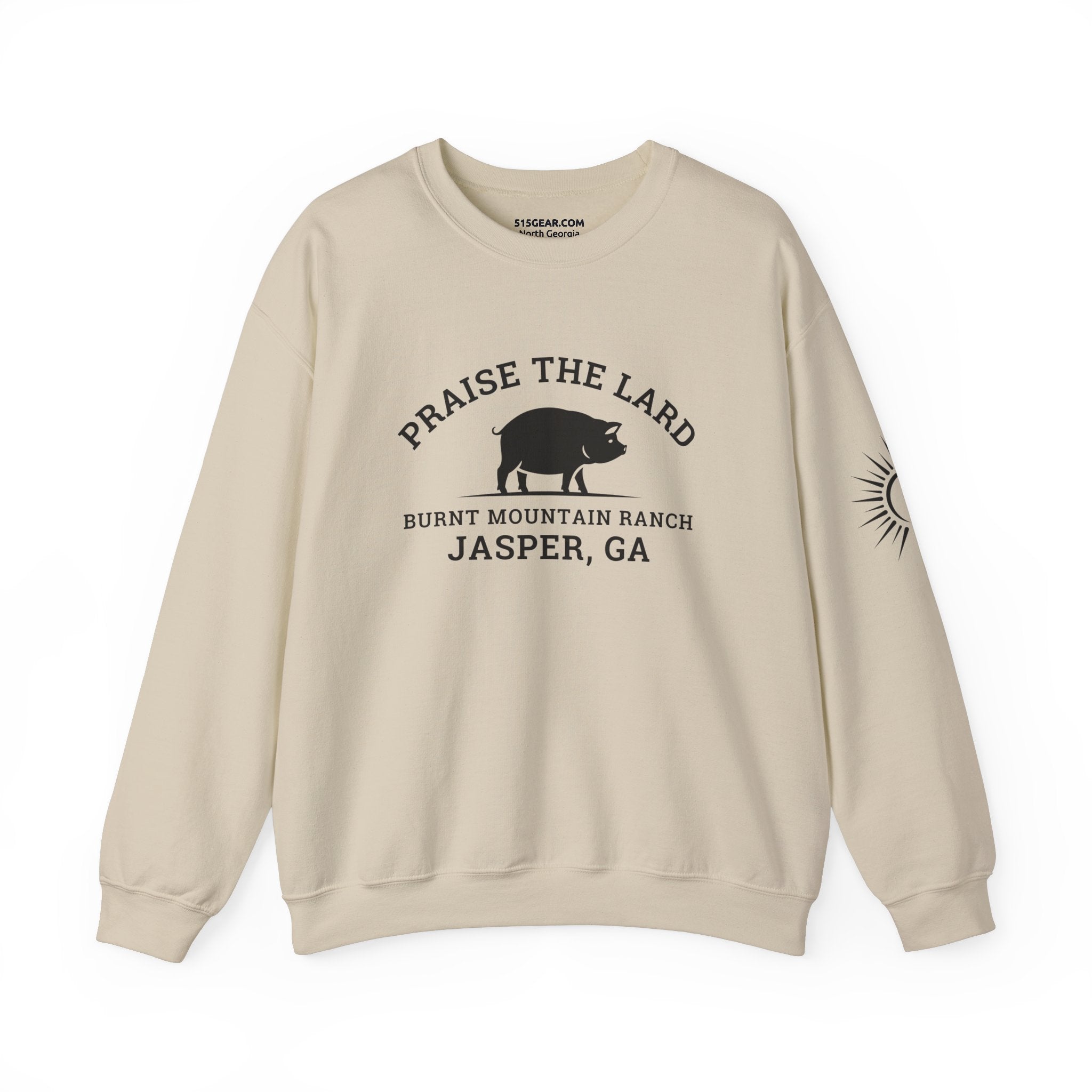 Sweatshirt, Praise the Lard Design, 515Gear.com | Jasper, GA | Burnt Mountain Ranch