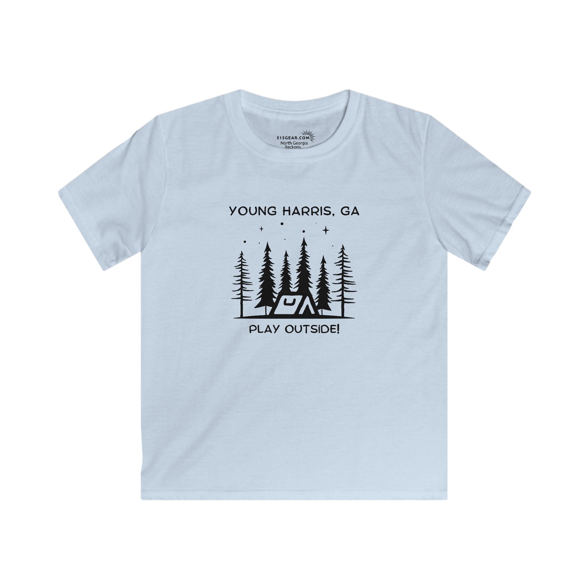 Kid’s T-Shirt, North GA Camping, by 515Gear.com | Young Harris, GA | Play Outside!