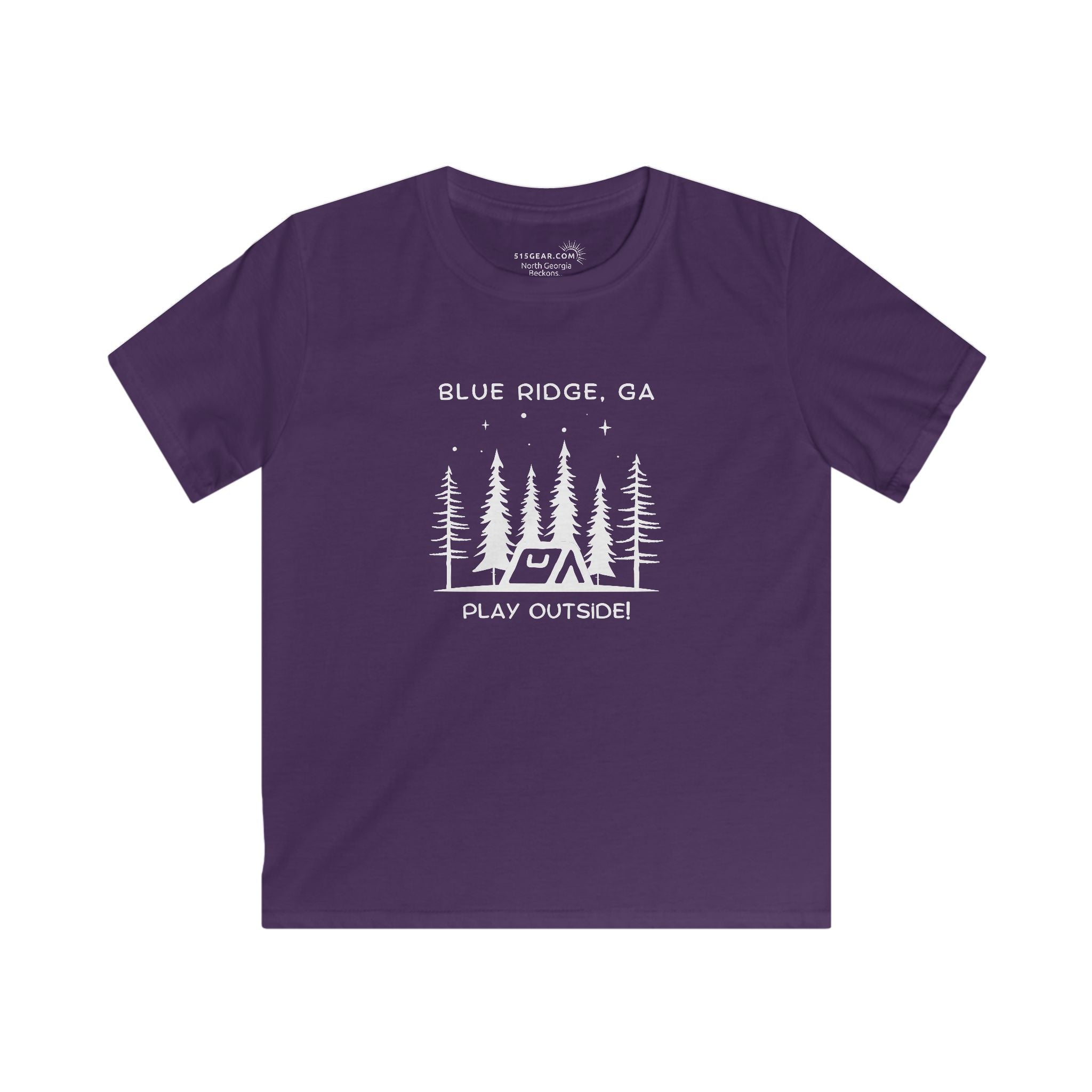 Kid’s T-Shirt, North GA Camping, by 515Gear.com | Blue Ridge, GA | Play Outside!
