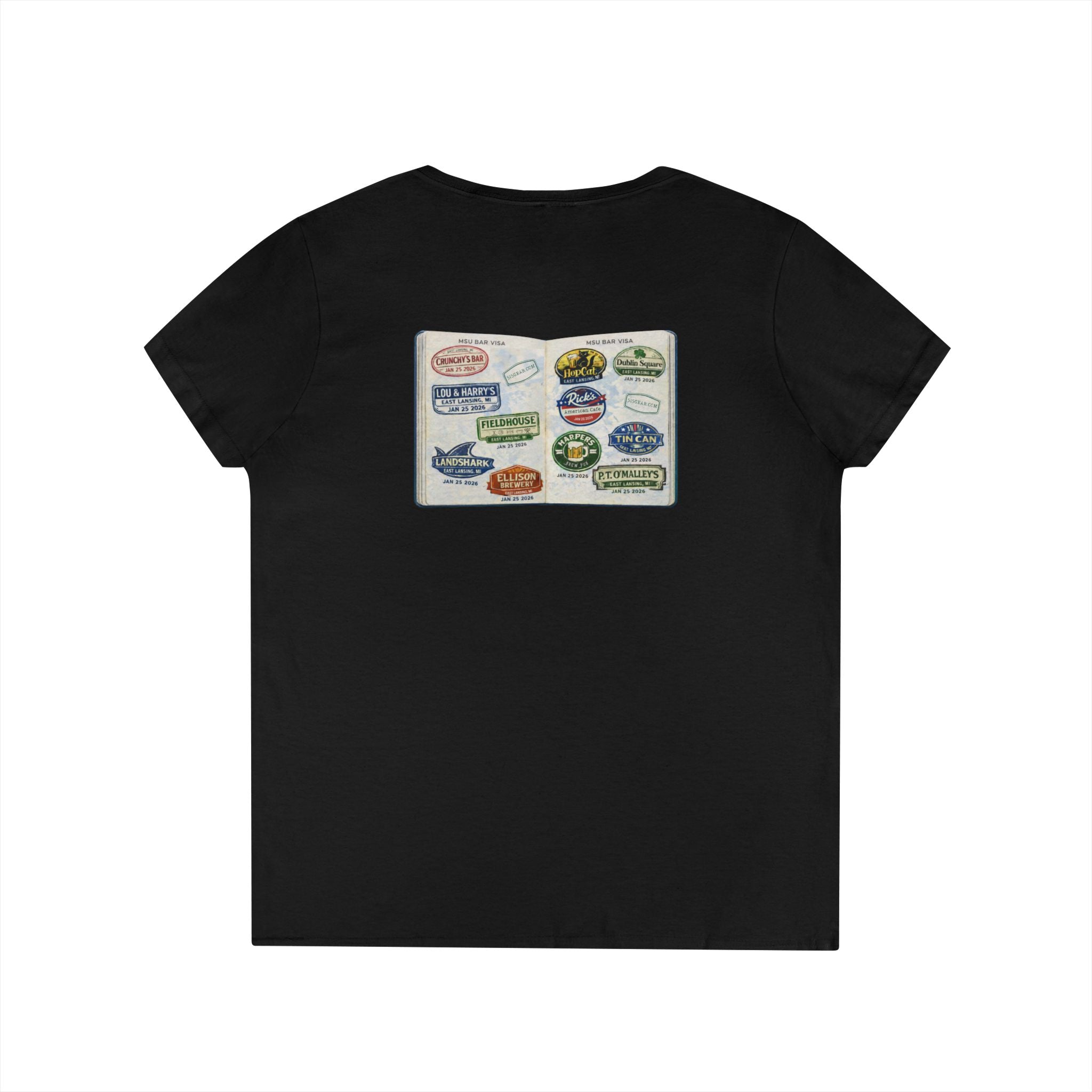 EASy Does It - Official 21st East Lansing Expedition V-Neck Tee