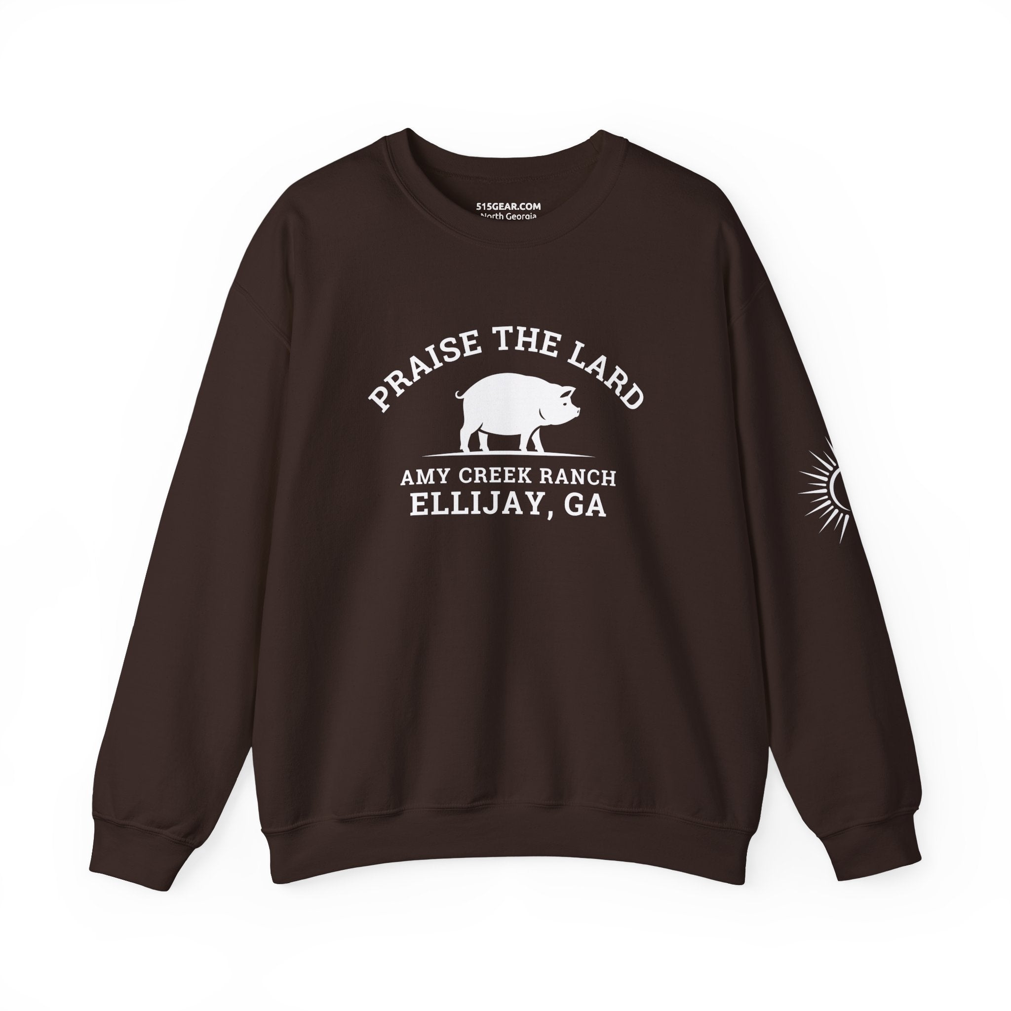 Sweatshirt, Praise the Lard Design, by 515Gear.com | Ellijay, GA | Amy Creek