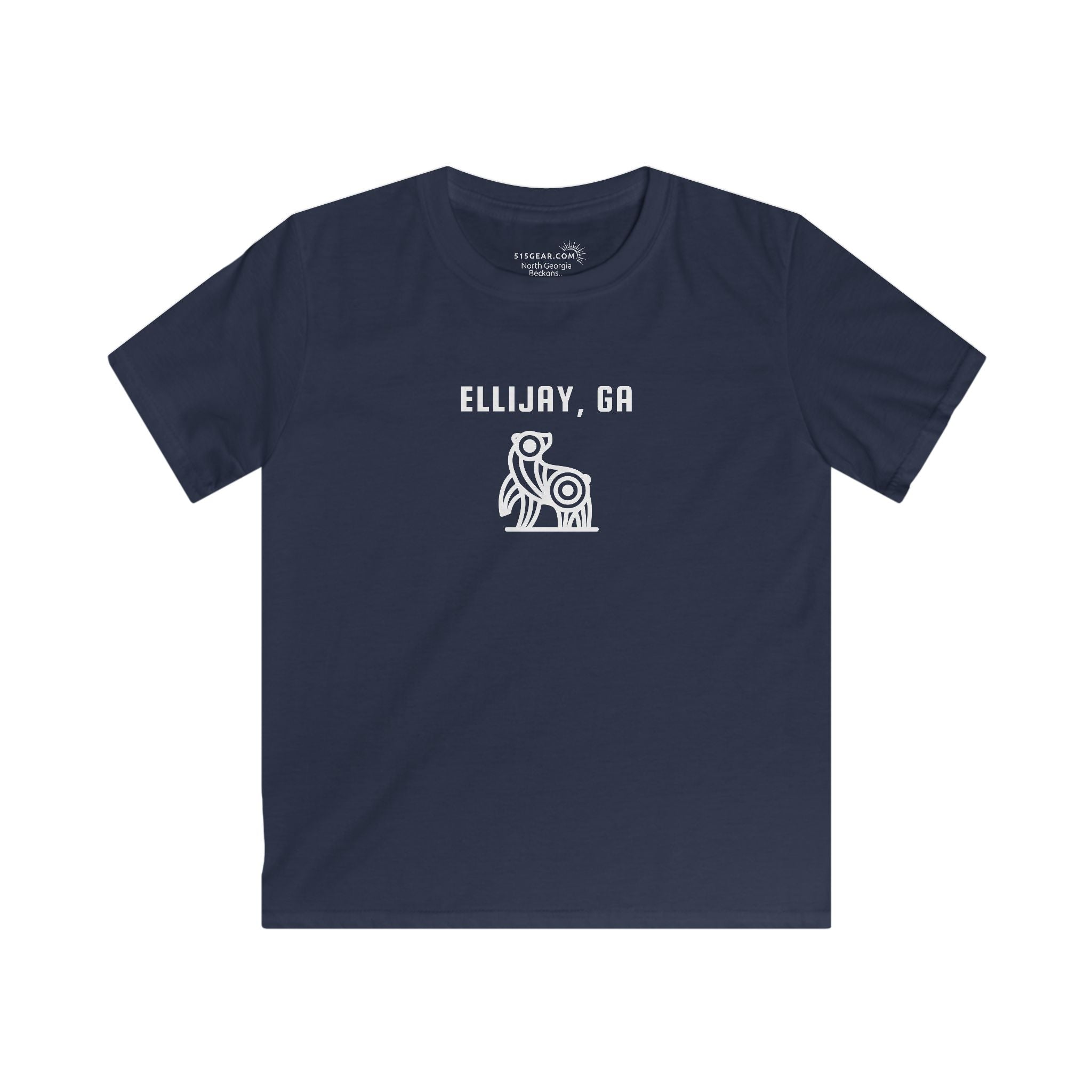 Ellijay, Georgia - Kids' Origami Bear T-Shirt