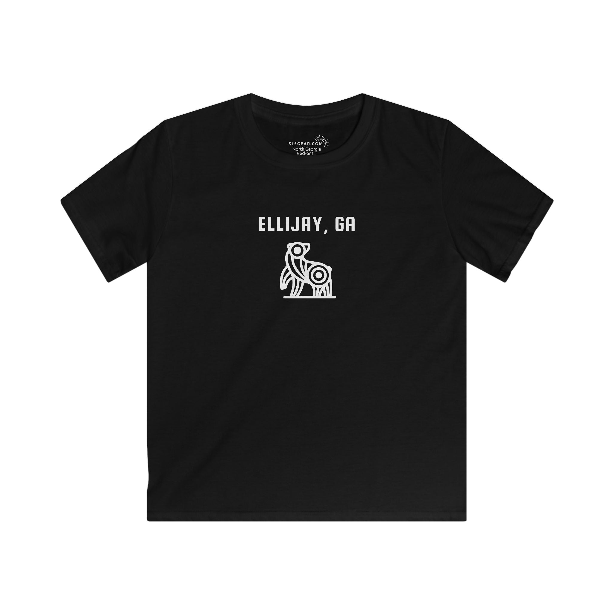 Ellijay, Georgia - Kids' Origami Bear T-Shirt