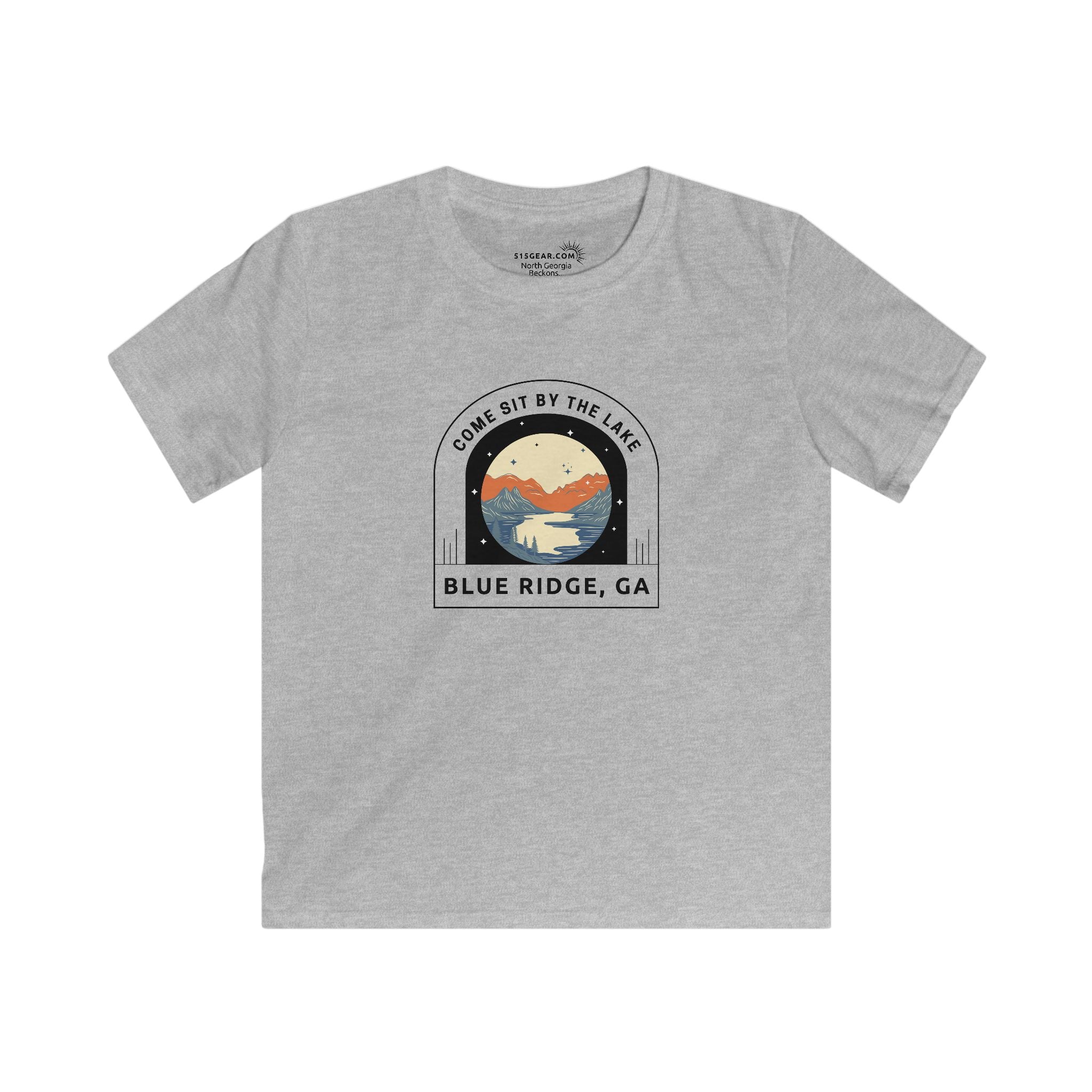 Blue Ridge, Georgia - Sit by the Lake - Kids' T-Shirt