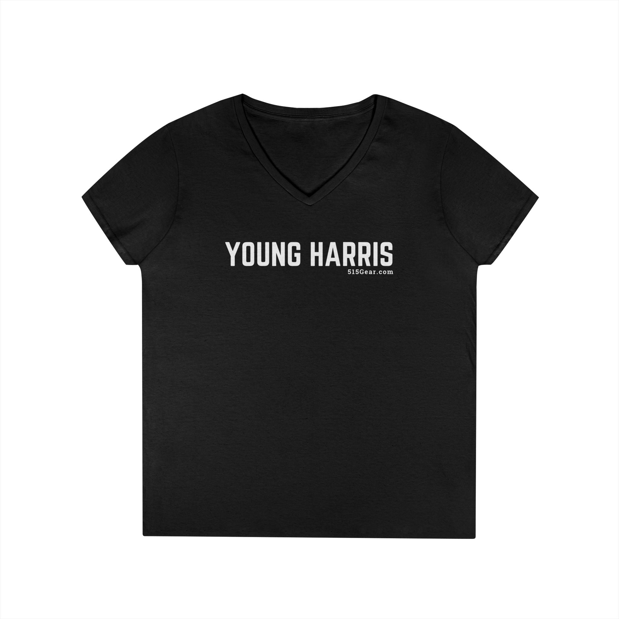 Women’s V-Neck T-shirt, by 515Gear.com | Young Harris, GA | Classic cotton, semi-fitted t-shirt