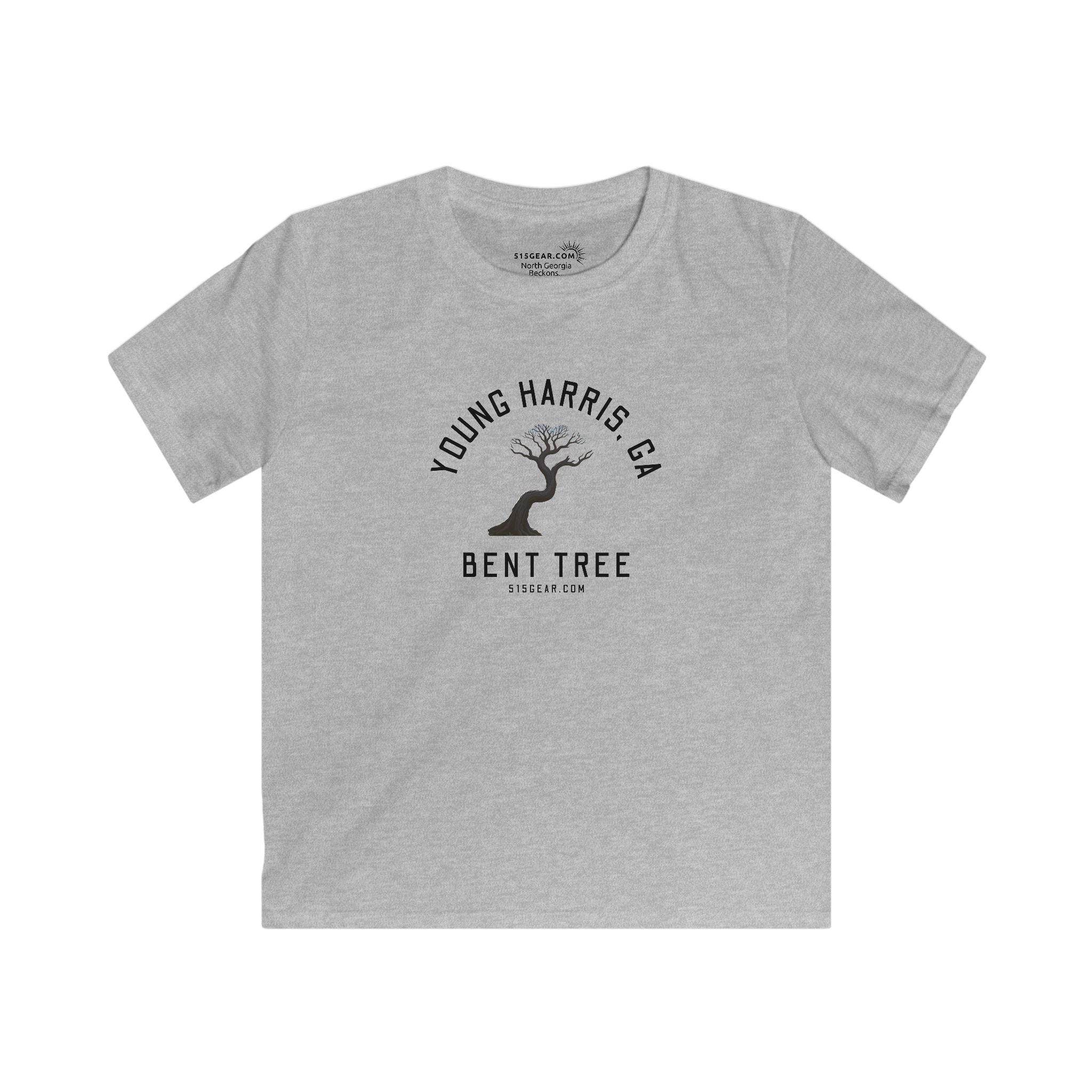 Kid’s T-Shirt, Bent Tree design by515Gear.com | Young Harris, GA | Don't leave the trail!
