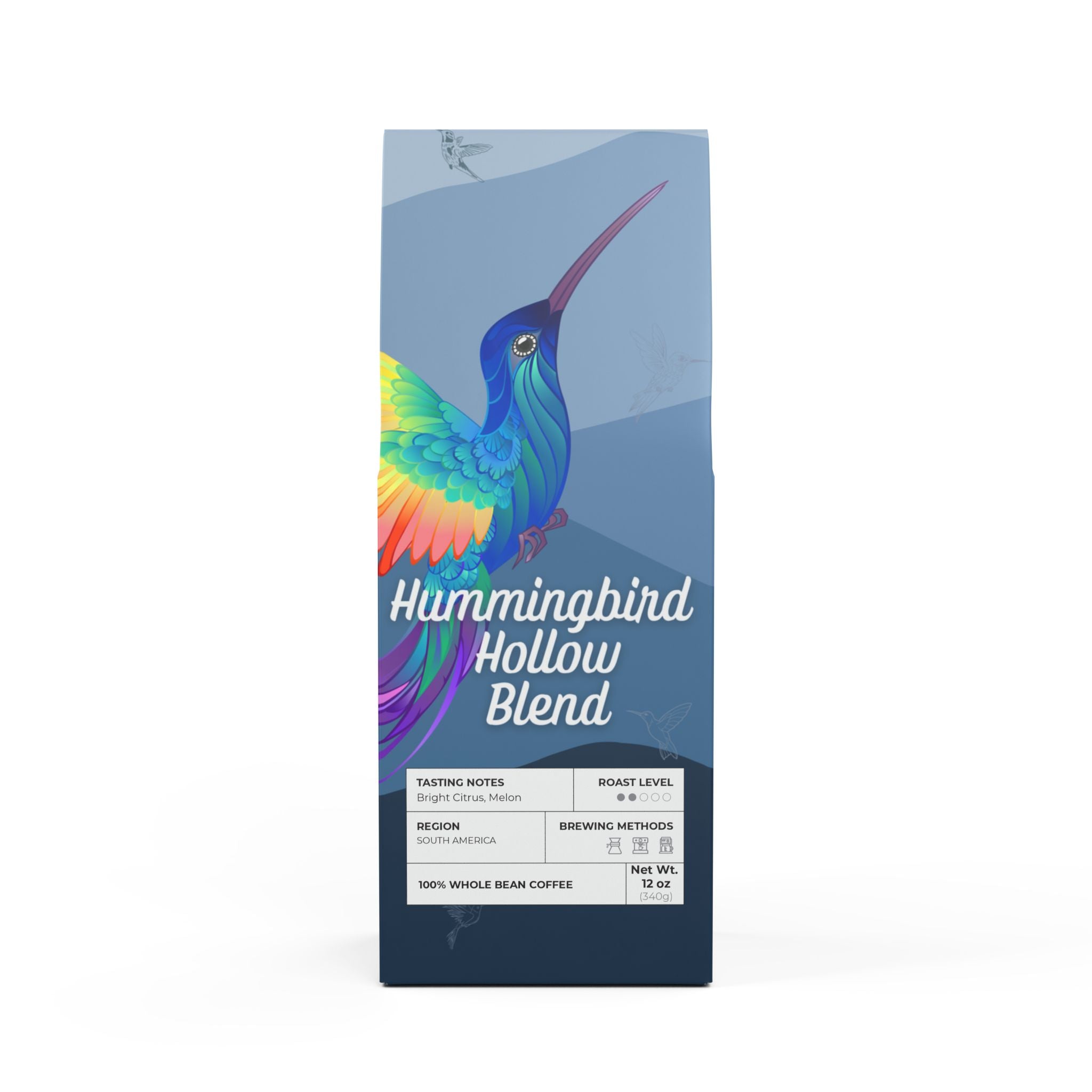 12 oz. Medium Light Roast Coffee, whole bean or ground, wake up happy! | by 515Gear.com | sourced from Columbia!