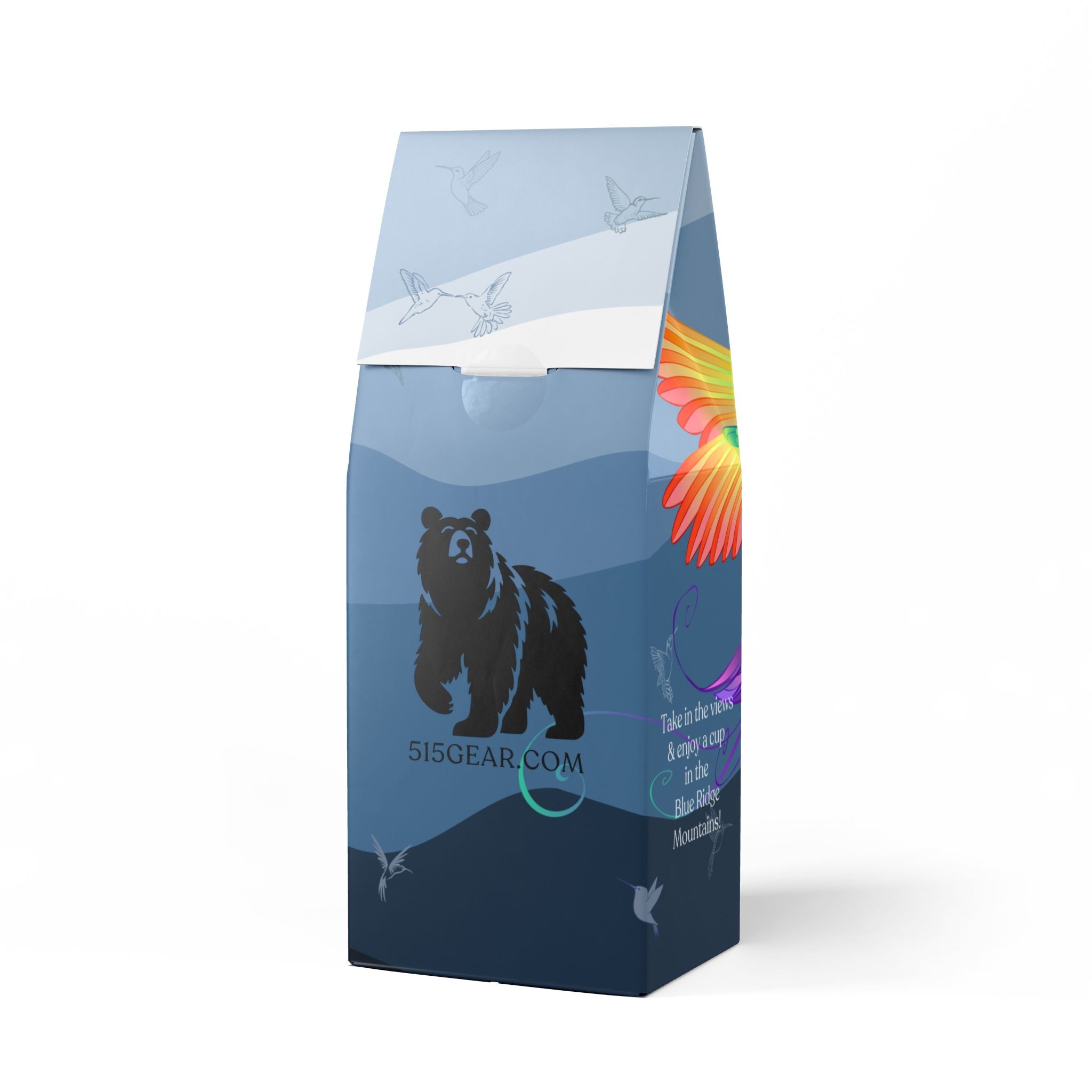 12 oz. Medium Light Roast Coffee, whole bean or ground, wake up happy! | by 515Gear.com | sourced from Columbia!