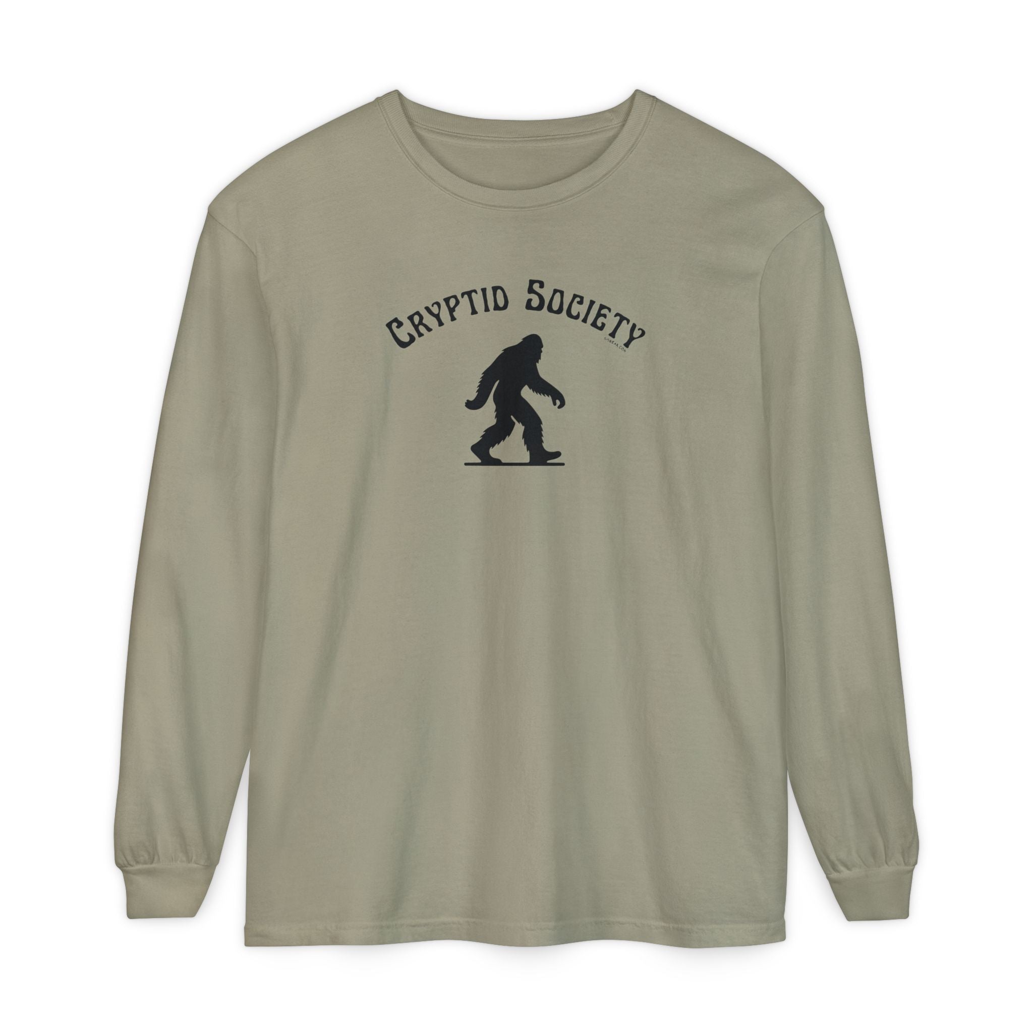 Cryptid Society Long Sleeve Tee – Bigfoot Edition (Comfort Colors®)