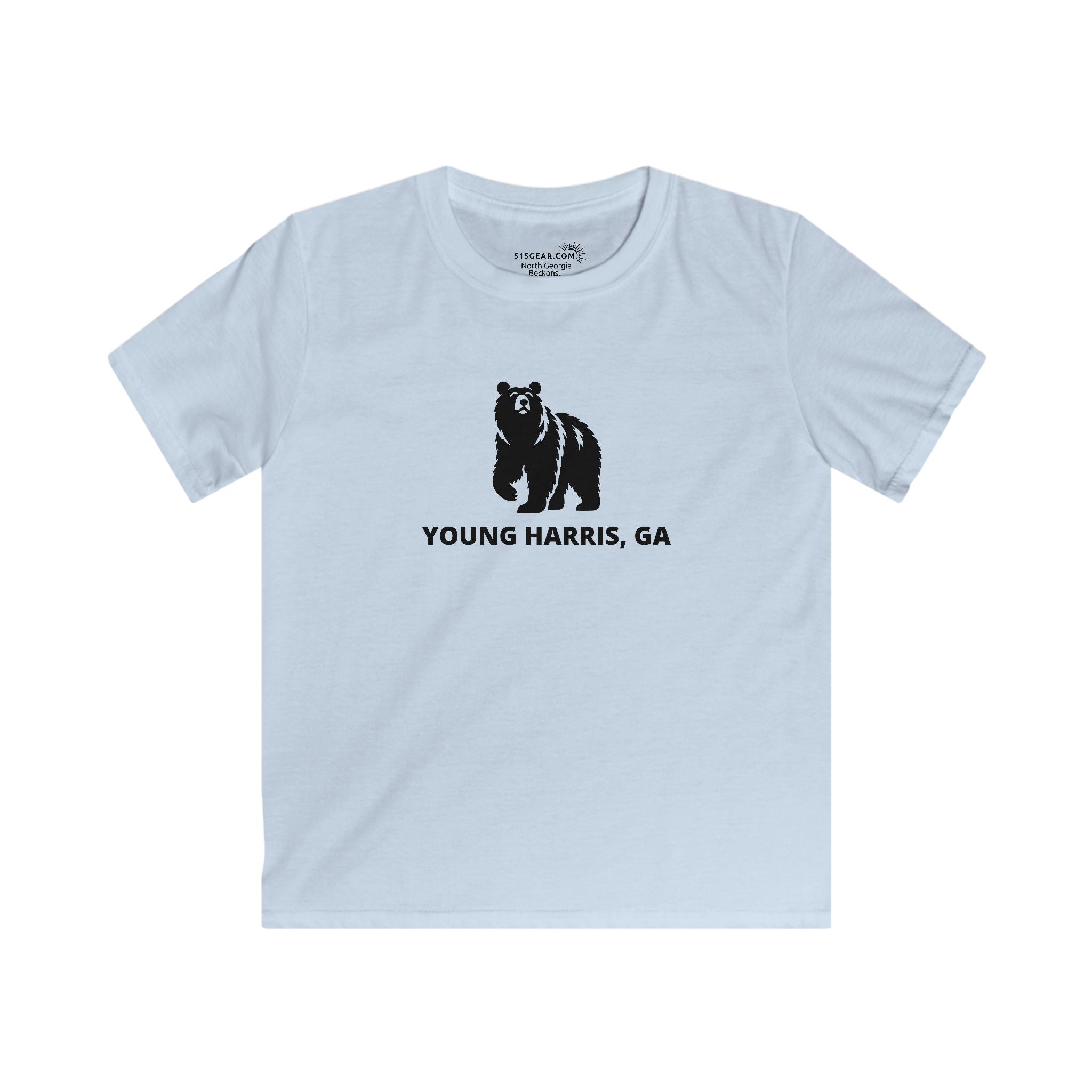 Kid’s T-Shirt, Bear Design, by 515Gear.com | Young Harris, GA | Play Outside!