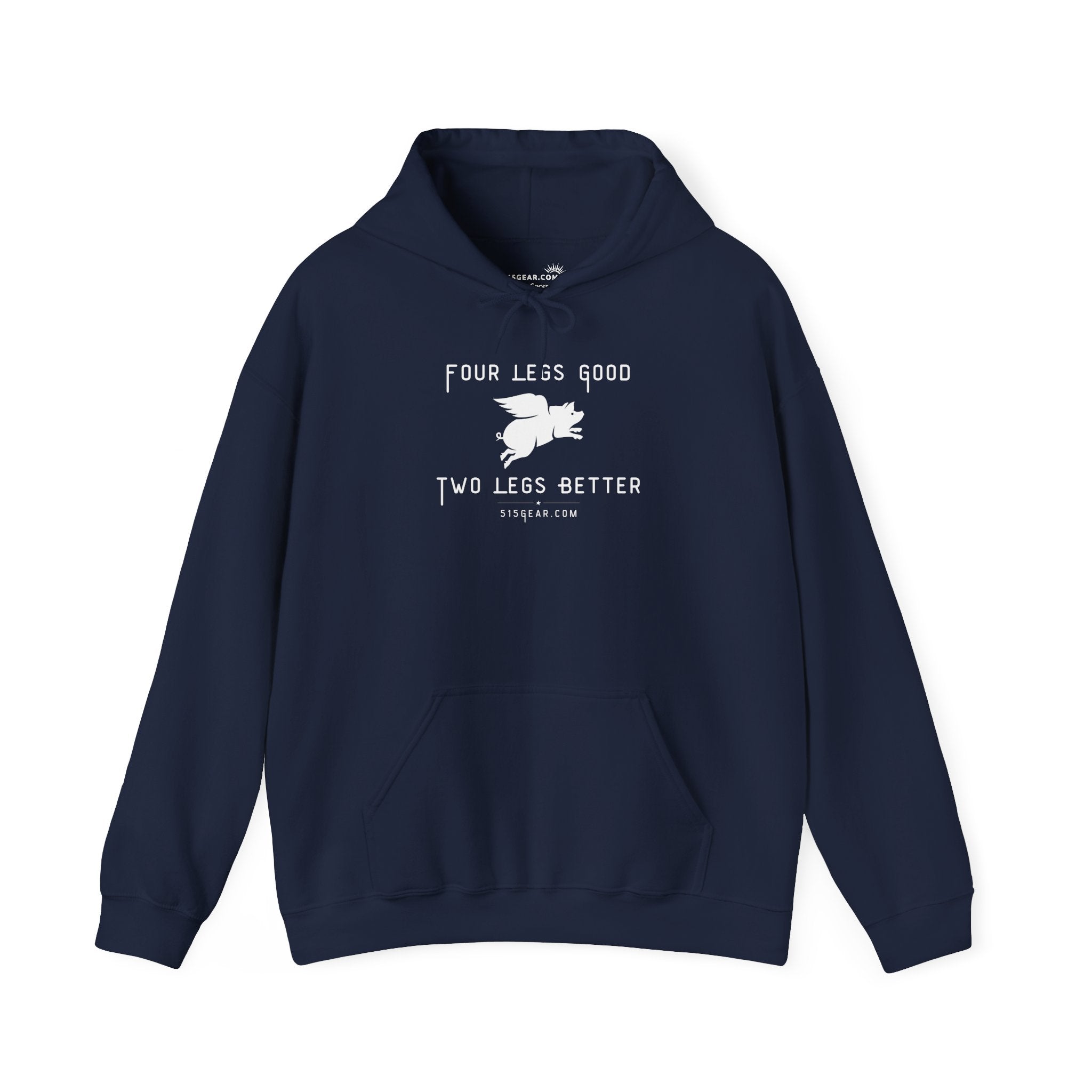 unisex adult hoodie, satirical reference for “Orwellian” lovers | 515Gear.com | anyone love Animal Farm?