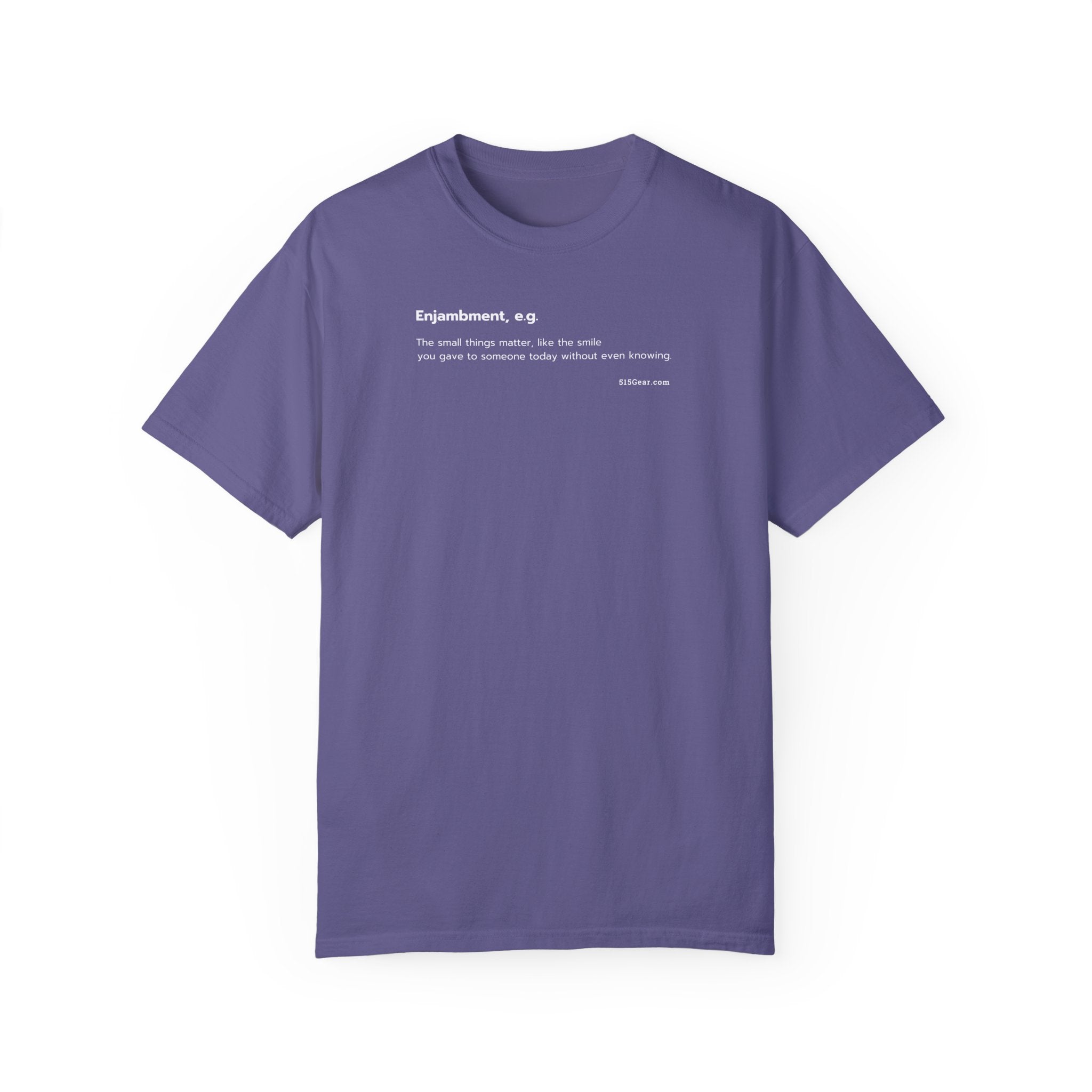 unisex adult t-shirt, word play | 515Gear.com | the small things matter