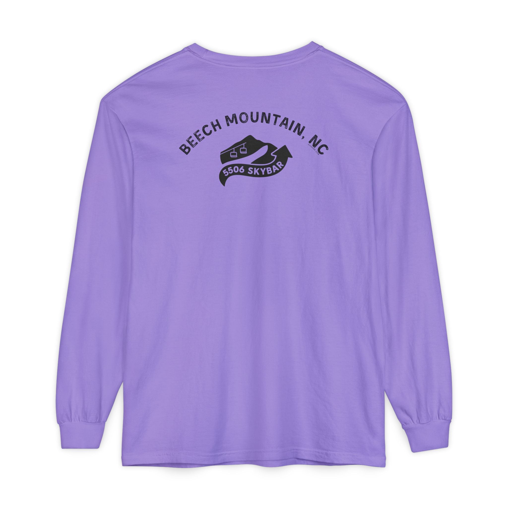 Beech Mountain, NC – 5506 Summit (v2) Comfort Colors® Long-Sleeve Tee