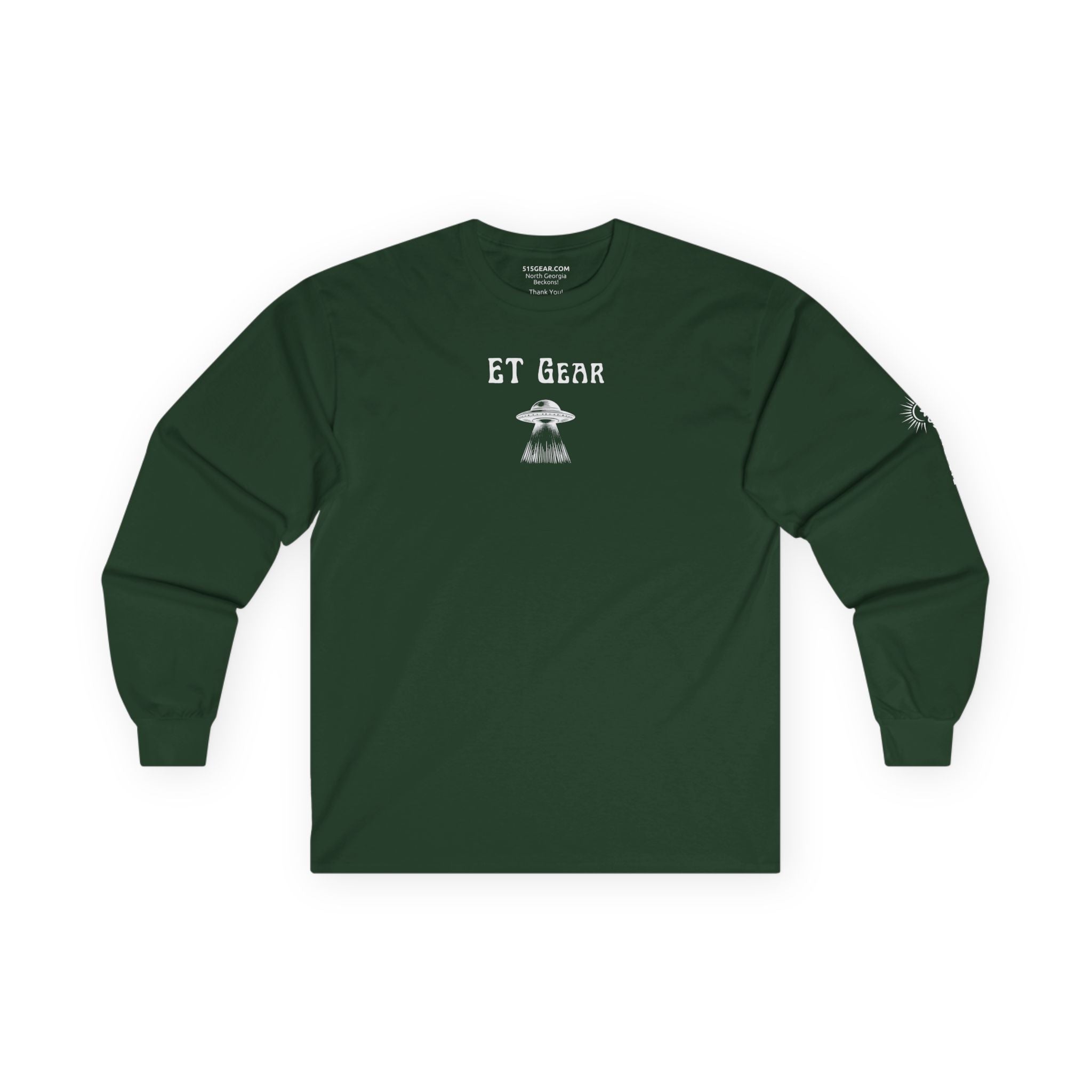 Unisex Adult Long-Sleeve T-shirt, UFO design | by 515Gear.com | Beam me up!