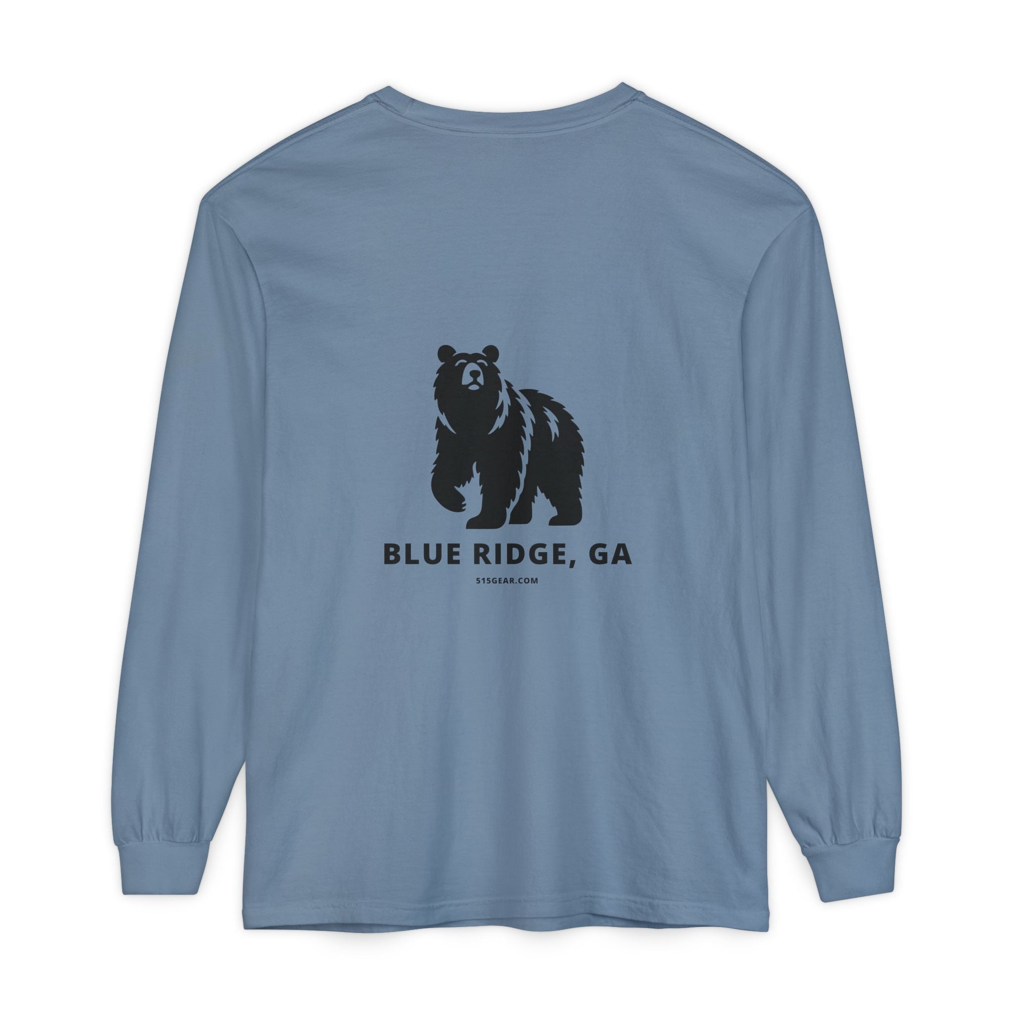 Unisex Adult Long Sleeve T-shirt, Bear Design by 515Gear.com | Blue Ridge, GA | Please don't feed the bears!