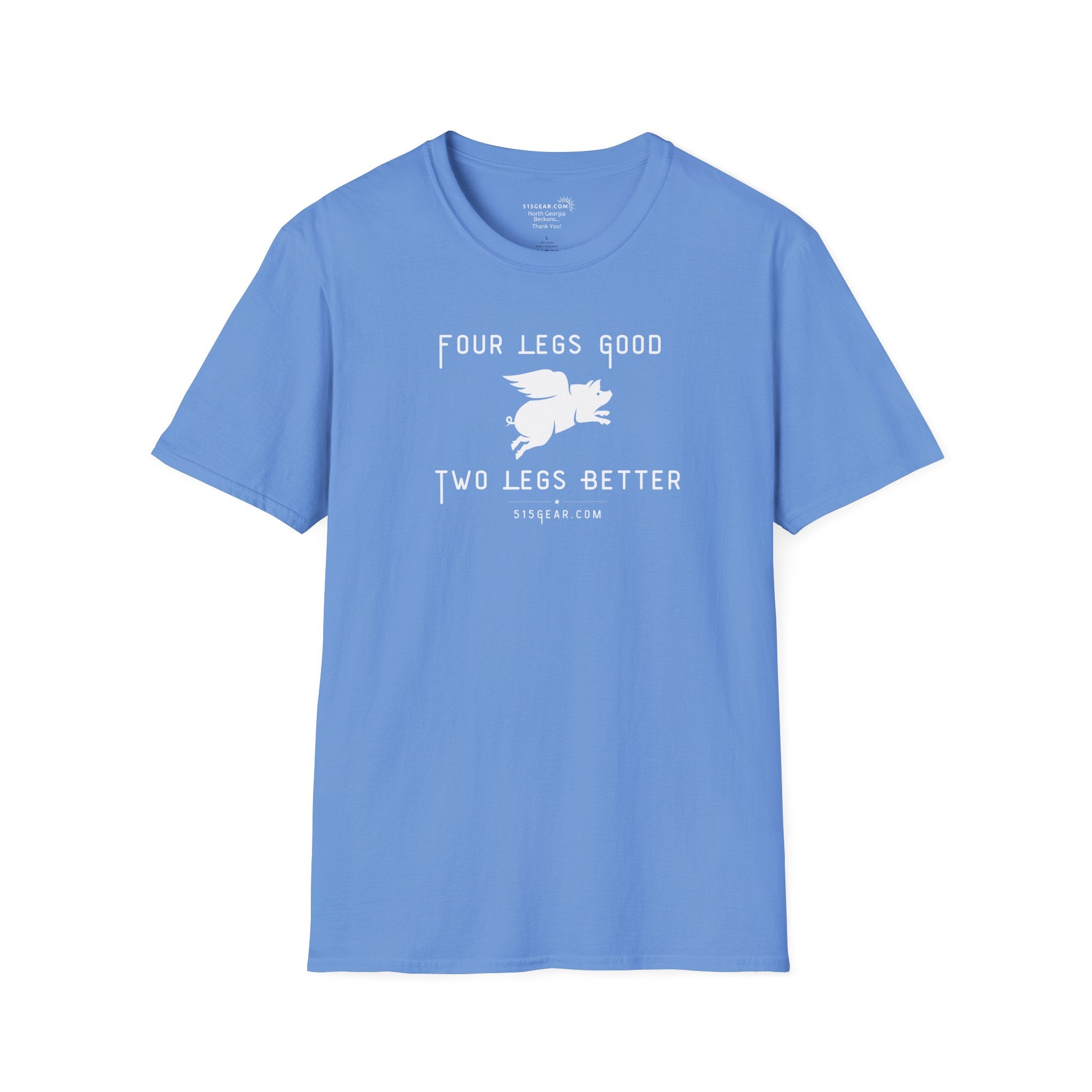 unisex adult t-shirt, satirical reference for “Orwellian” lovers | 515Gear.com | anyone love Animal Farm?