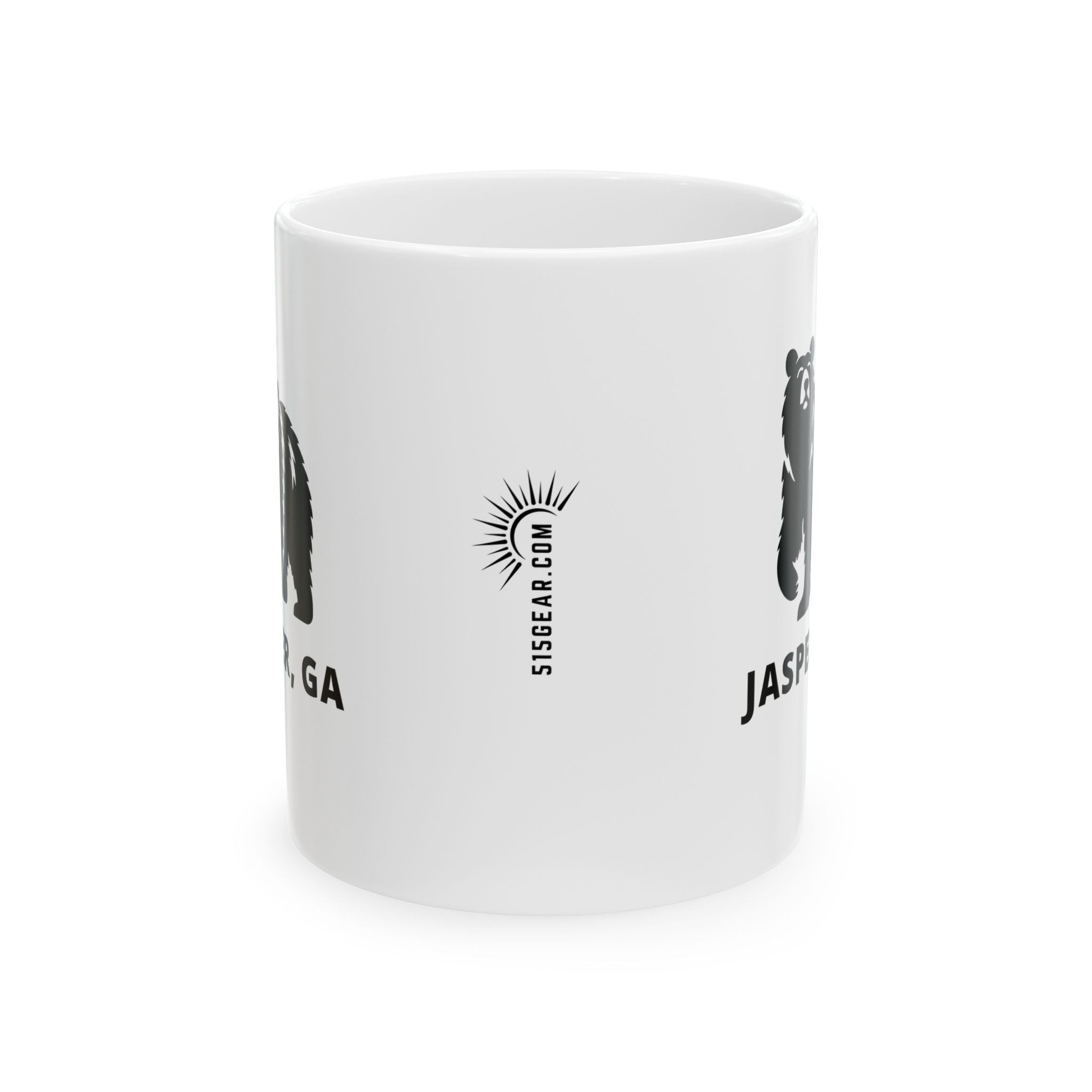 North Georgia Mountains, Jasper Coffee Mug – Black Bear Collection (11oz, 15oz)