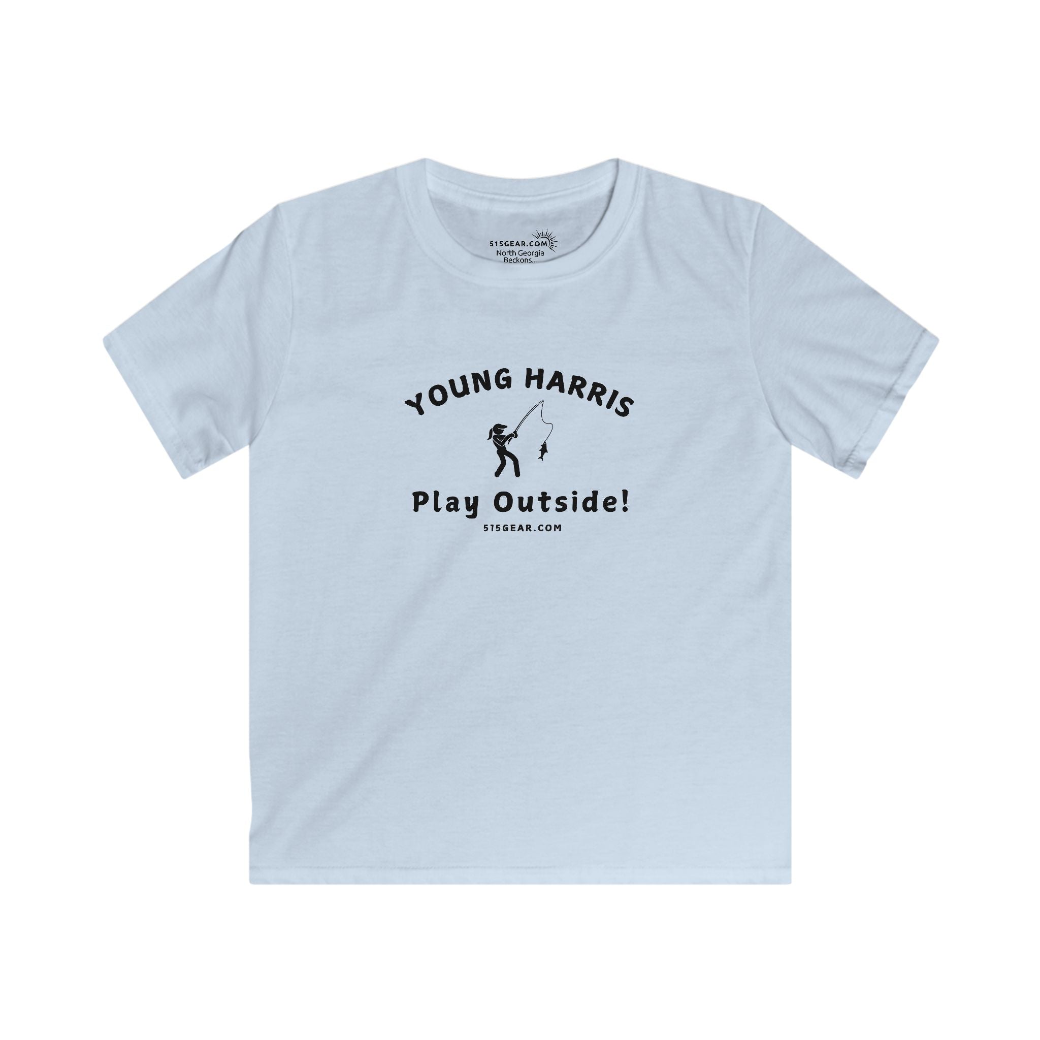 Kid’s T-Shirt, North GA Angler Adventure by 515Gear.com | Young Harris, GA | Play Outside!