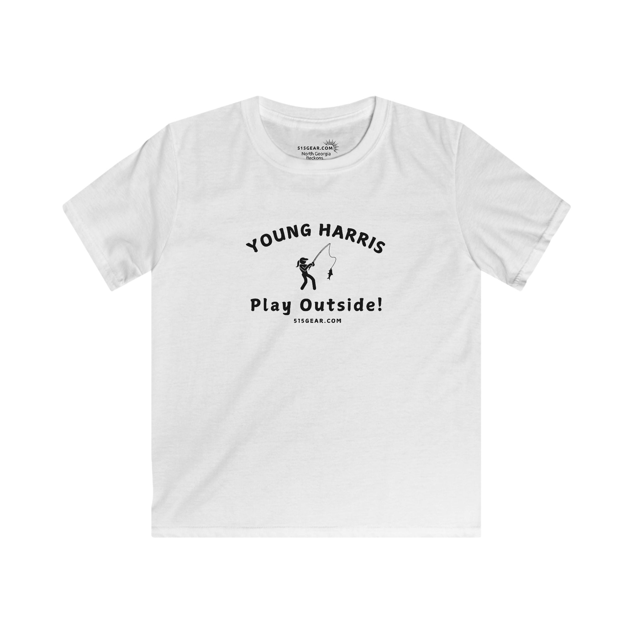 Kid’s T-Shirt, North GA Angler Adventure by 515Gear.com | Young Harris, GA | Play Outside!