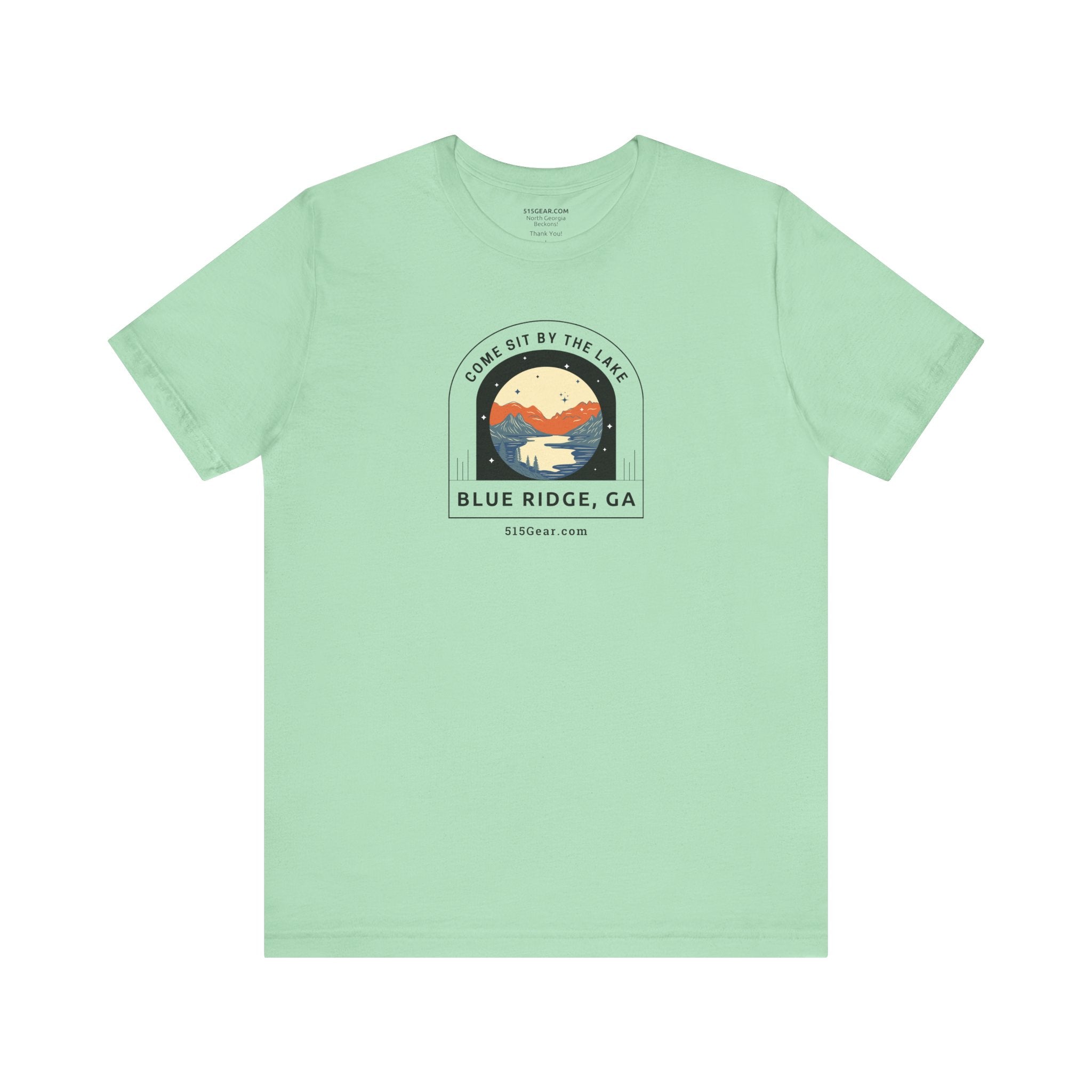 Unisex Adult T-shirt, by 515Gear.com | Blue Ridge, GA | Come Sit by the Lake!