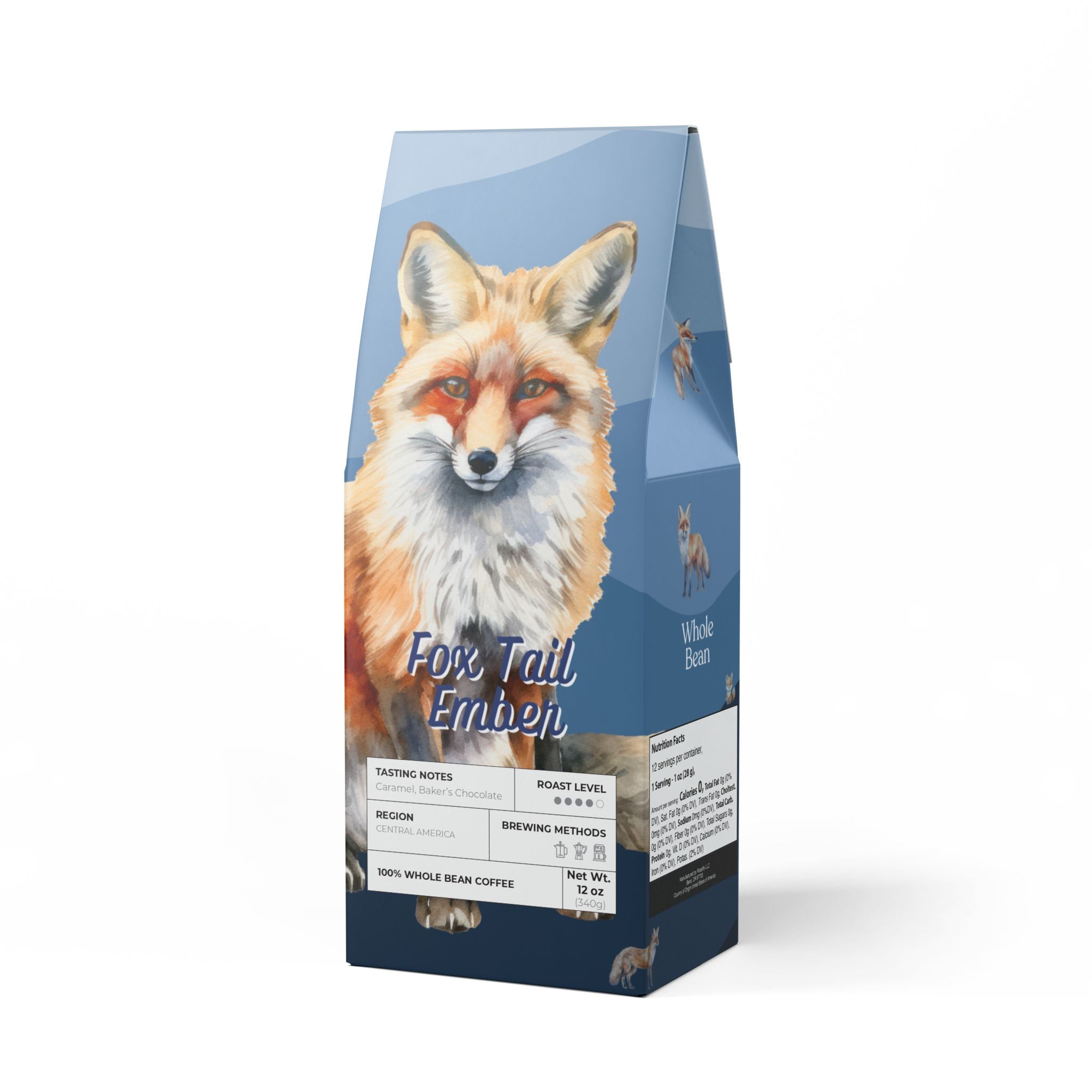 12 oz. Medium Dark Roast Coffee, whole bean or ground, wake up happy! | by 515Gear.com | sourced from Central America