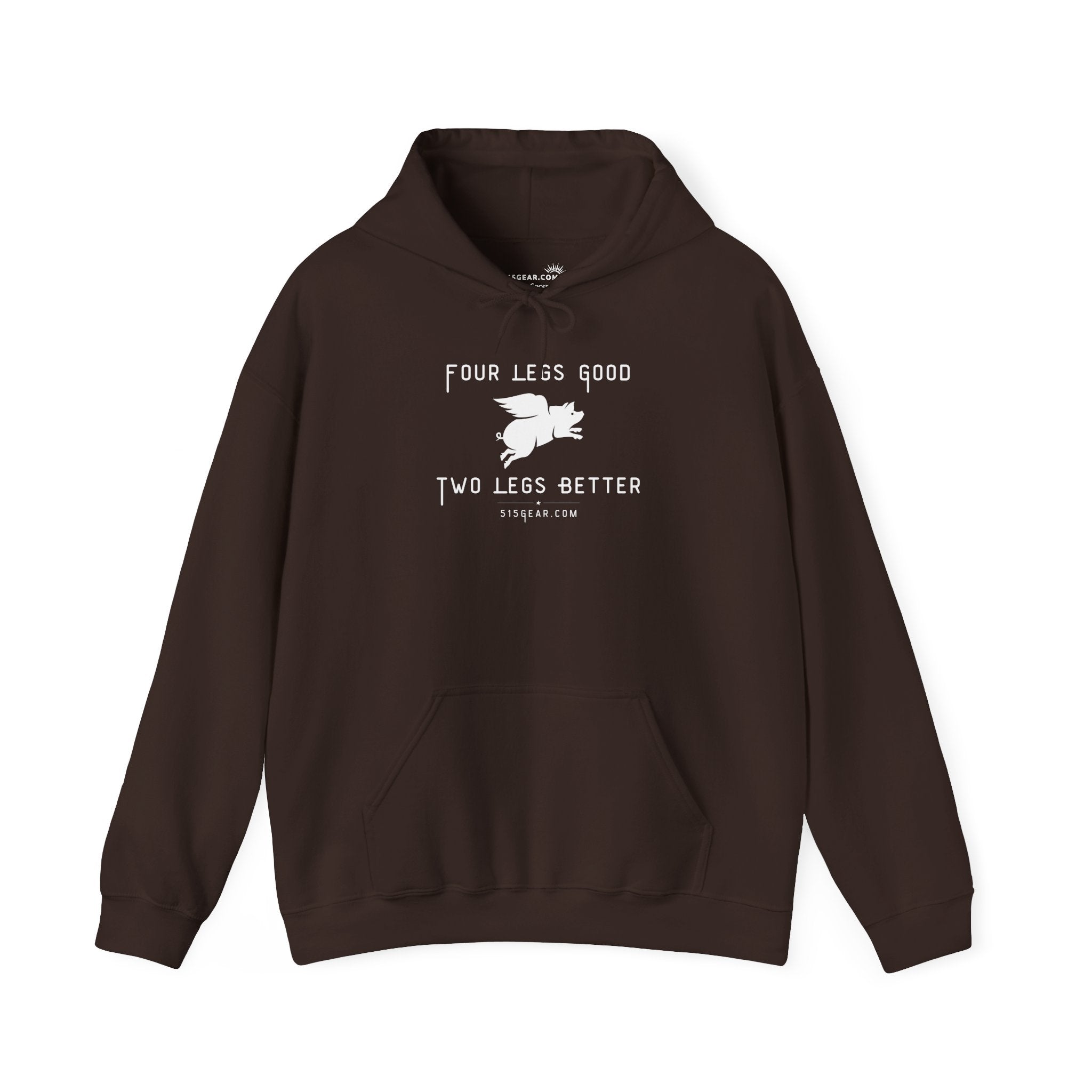 unisex adult hoodie, satirical reference for “Orwellian” lovers | 515Gear.com | anyone love Animal Farm?