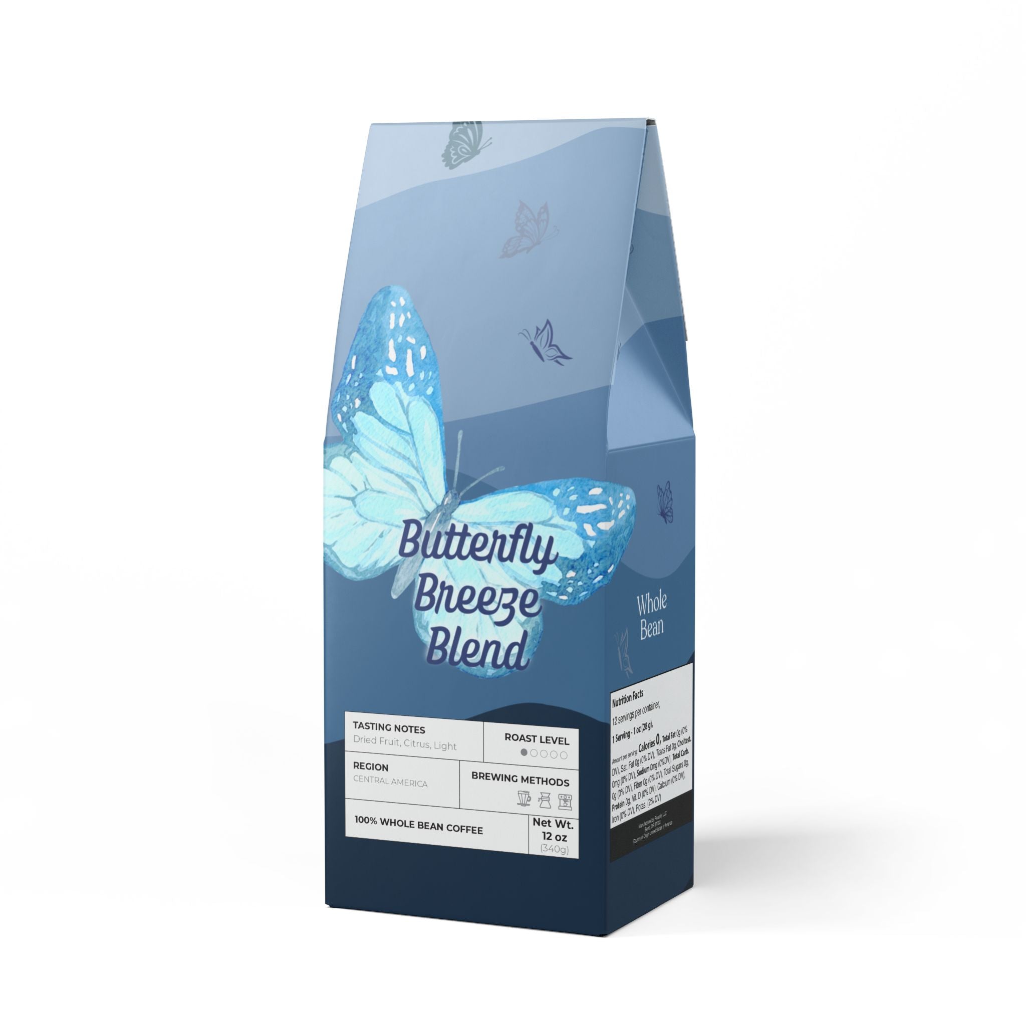 Butterfly Breeze Blend Coffee - 12 oz - Light Roast