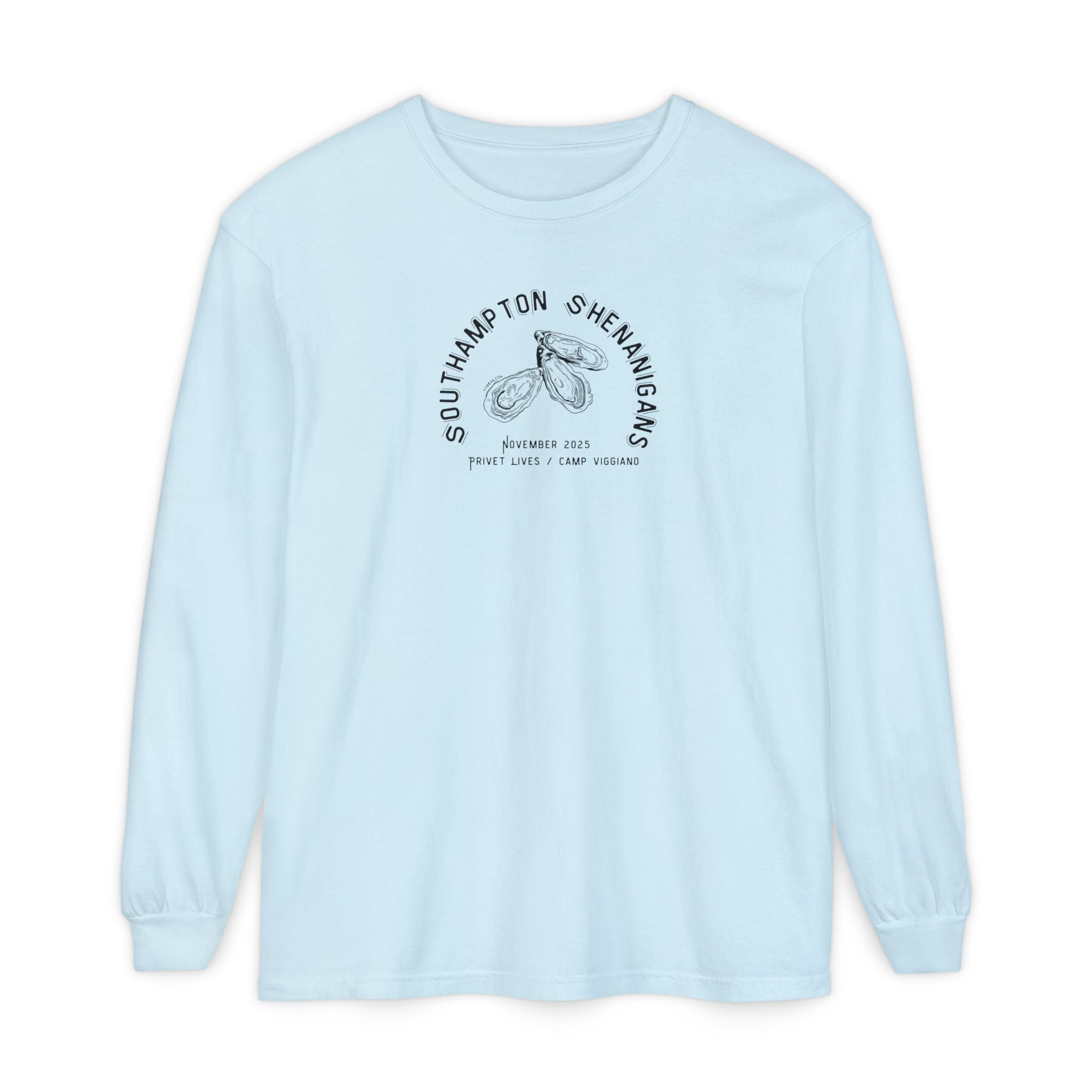Southampton Shenanigans - 2025 Privet Lives / Camp Viggiano Long Sleeve Tee (Comfort Colors®)