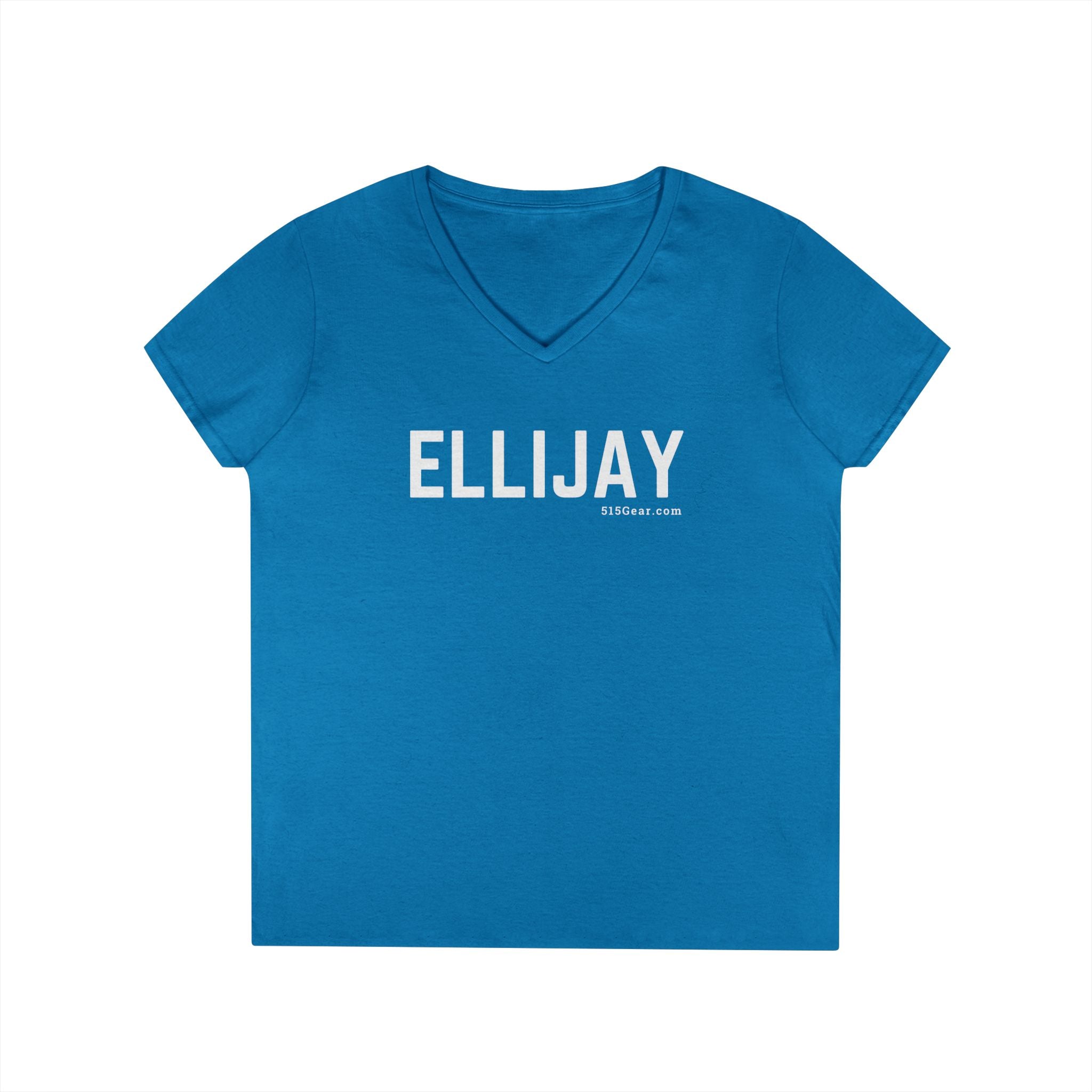 Women’s V-Neck T-shirt, by 515Gear.com | Ellijay, GA | Classic cotton, semi-fitted t-shirt
