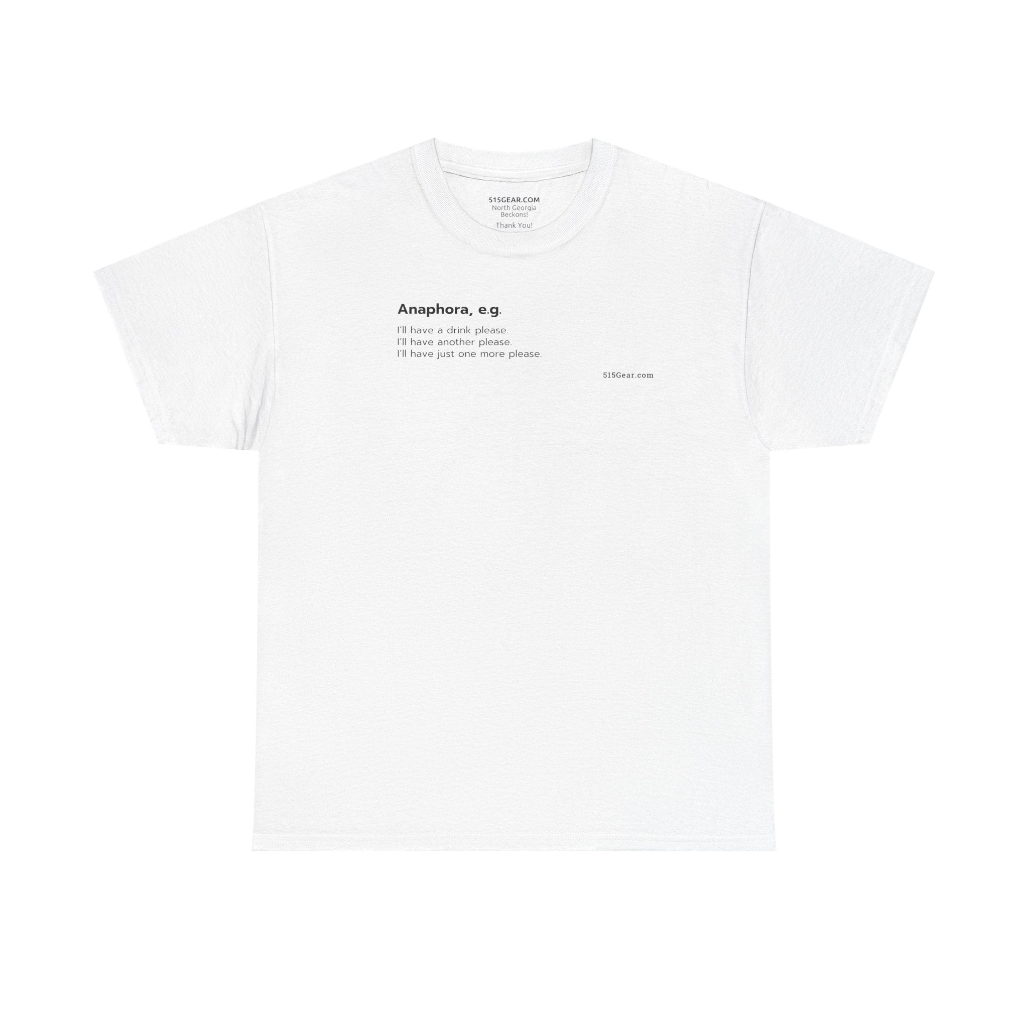 unisex adult t-shirt, word play | 515Gear.com | avoid repetition with this cool shirt