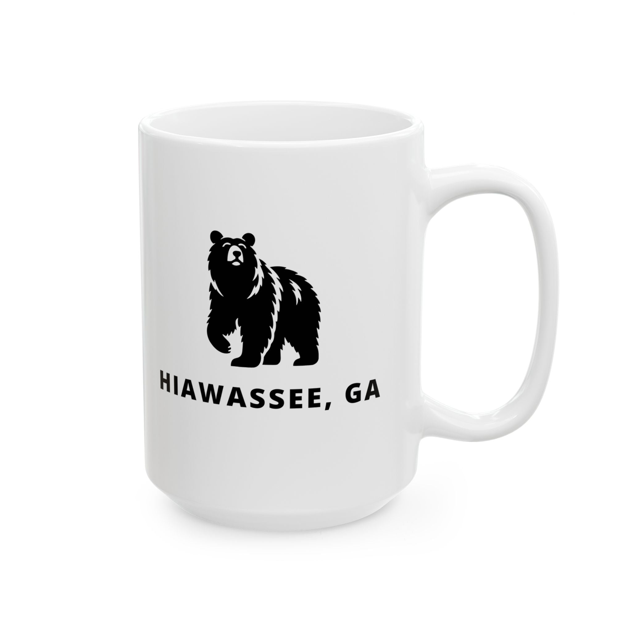 North Georgia Mountains, Hiawassee Coffee Mug – Black Bear Collection (11oz, 15oz)