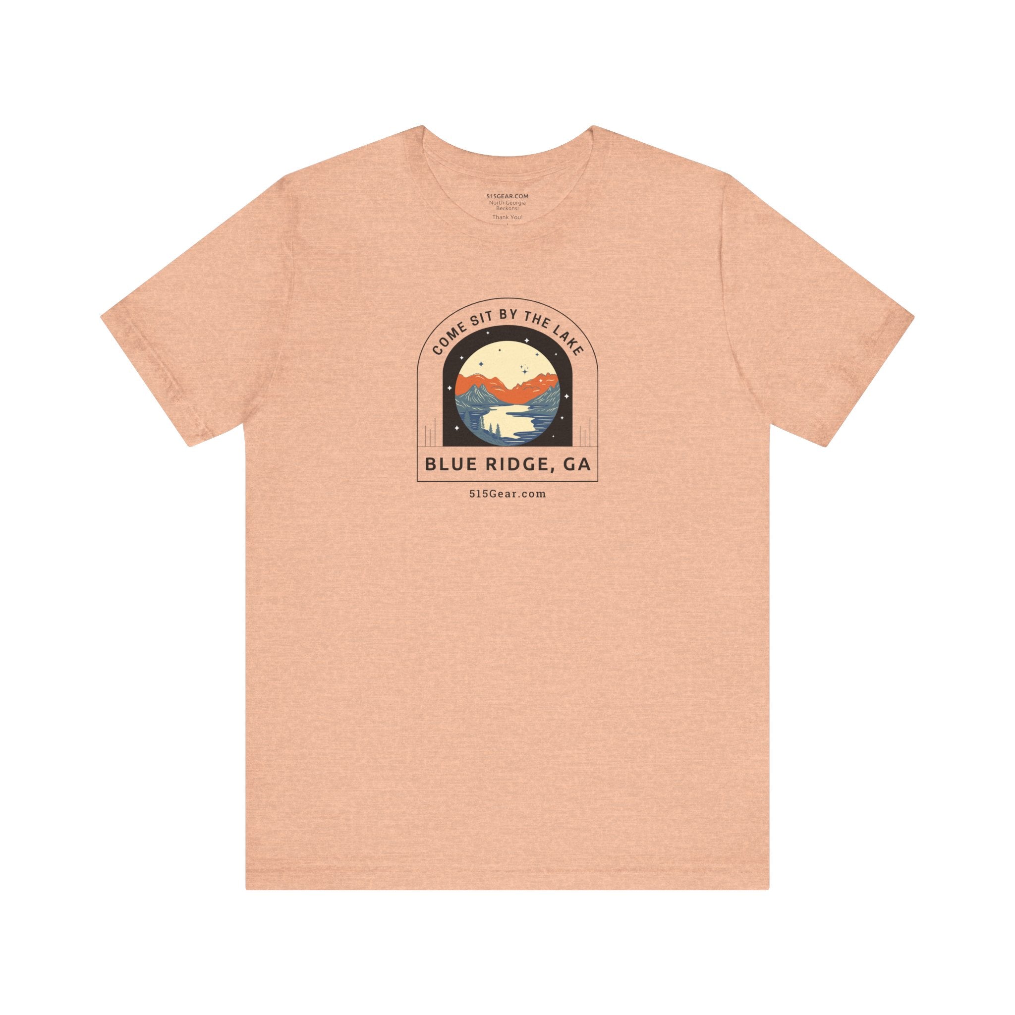Unisex Adult T-shirt, by 515Gear.com | Blue Ridge, GA | Come Sit by the Lake!