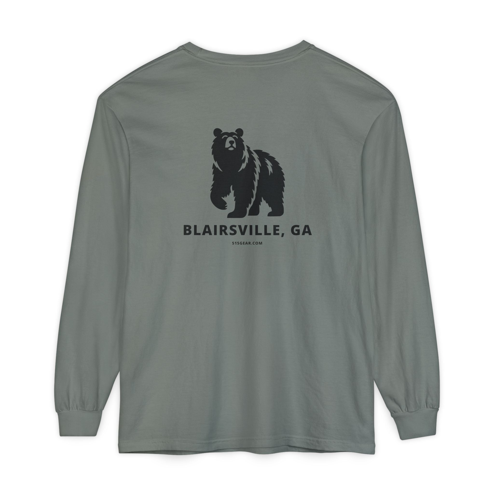 Unisex Adult Long Sleeve T-shirt, Bear Design by 515Gear.com | Blairsville, GA | Please don't feed the bears!