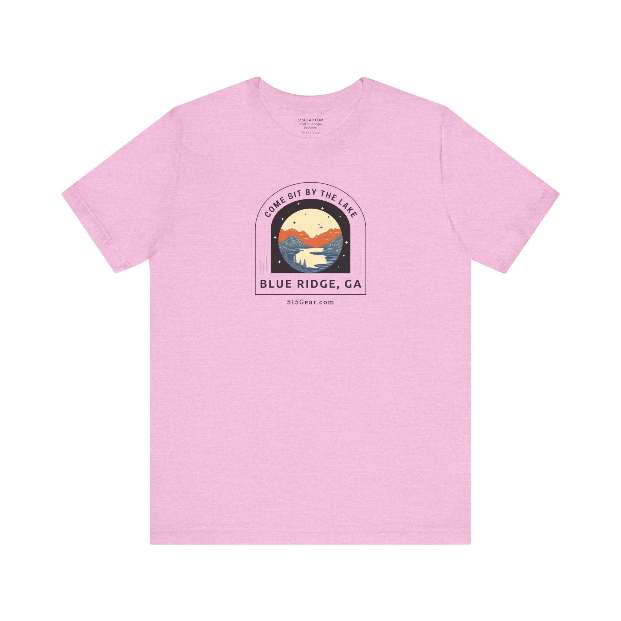 Unisex Adult T-shirt, by 515Gear.com | Blue Ridge, GA | Come Sit by the Lake!